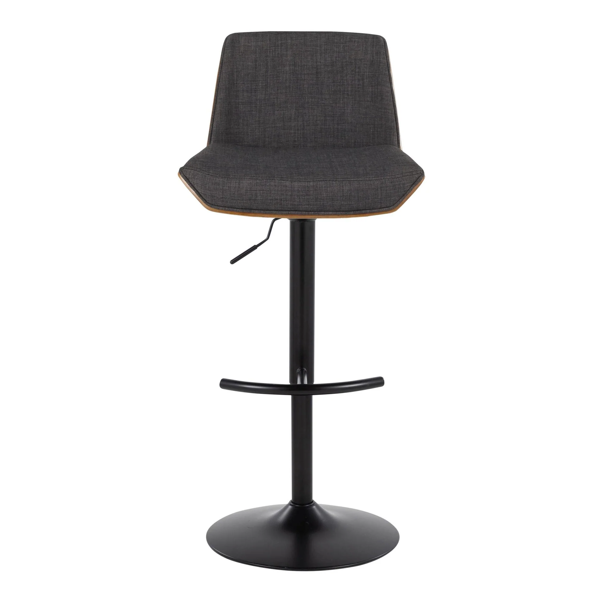 Corazza Adjustable Barstool - Set of 2 By LumiSource - BS-CRZZFB-RT2 BKWLCHAR2 - Image 7