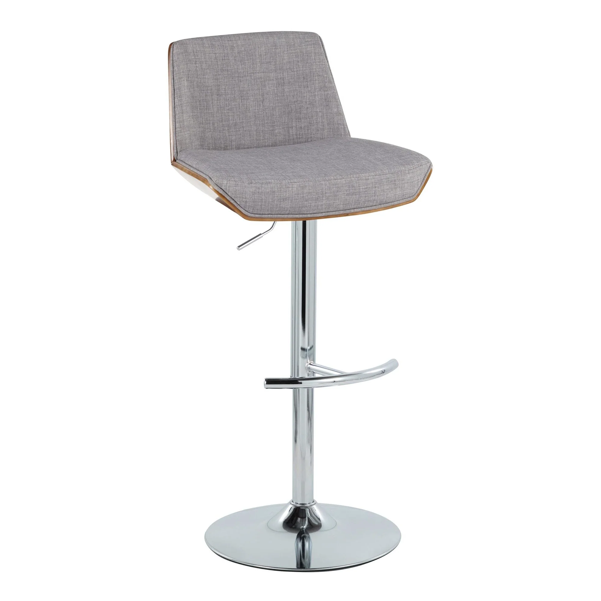 Corazza Adjustable Barstool - Set of 2 By LumiSource - BS-CRZZFB-RT2 CHRWLCHAR2 - Image 12