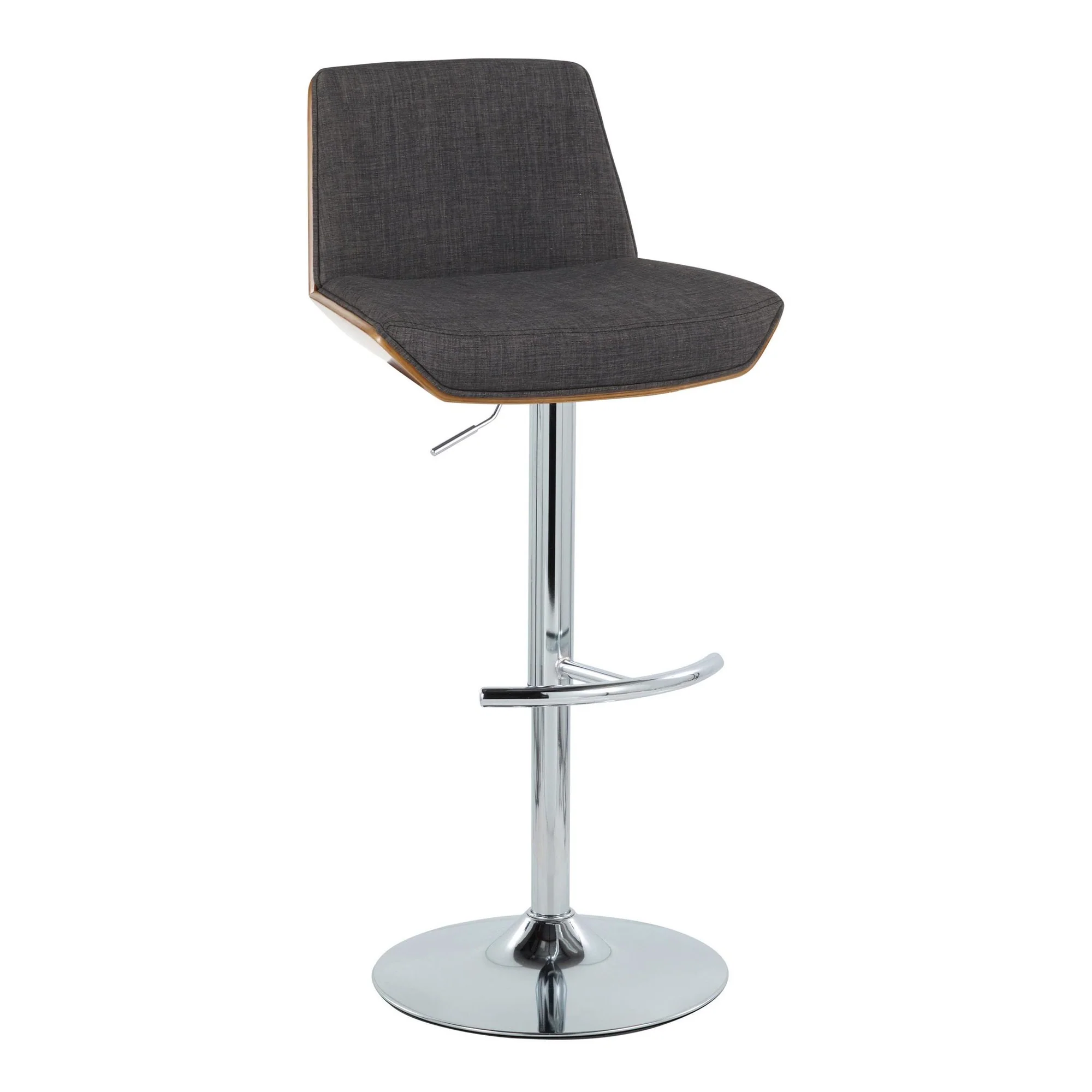Corazza Adjustable Barstool - Set of 2 By LumiSource - BS-CRZZFB-RT2 CHRWLCHAR2 - Image 4