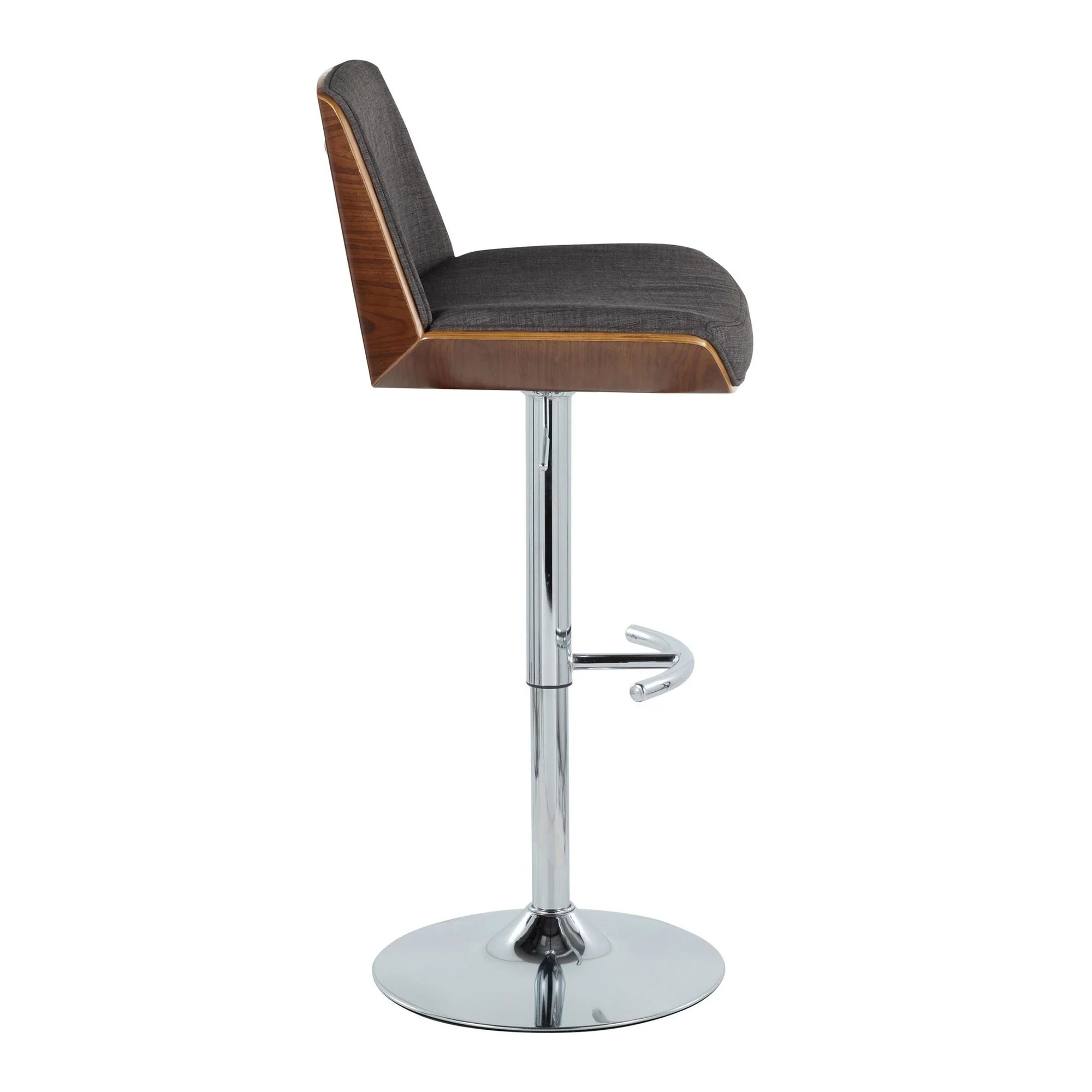 Corazza Adjustable Barstool - Set of 2 By LumiSource - BS-CRZZFB-RT2 CHRWLCHAR2 - Image 5