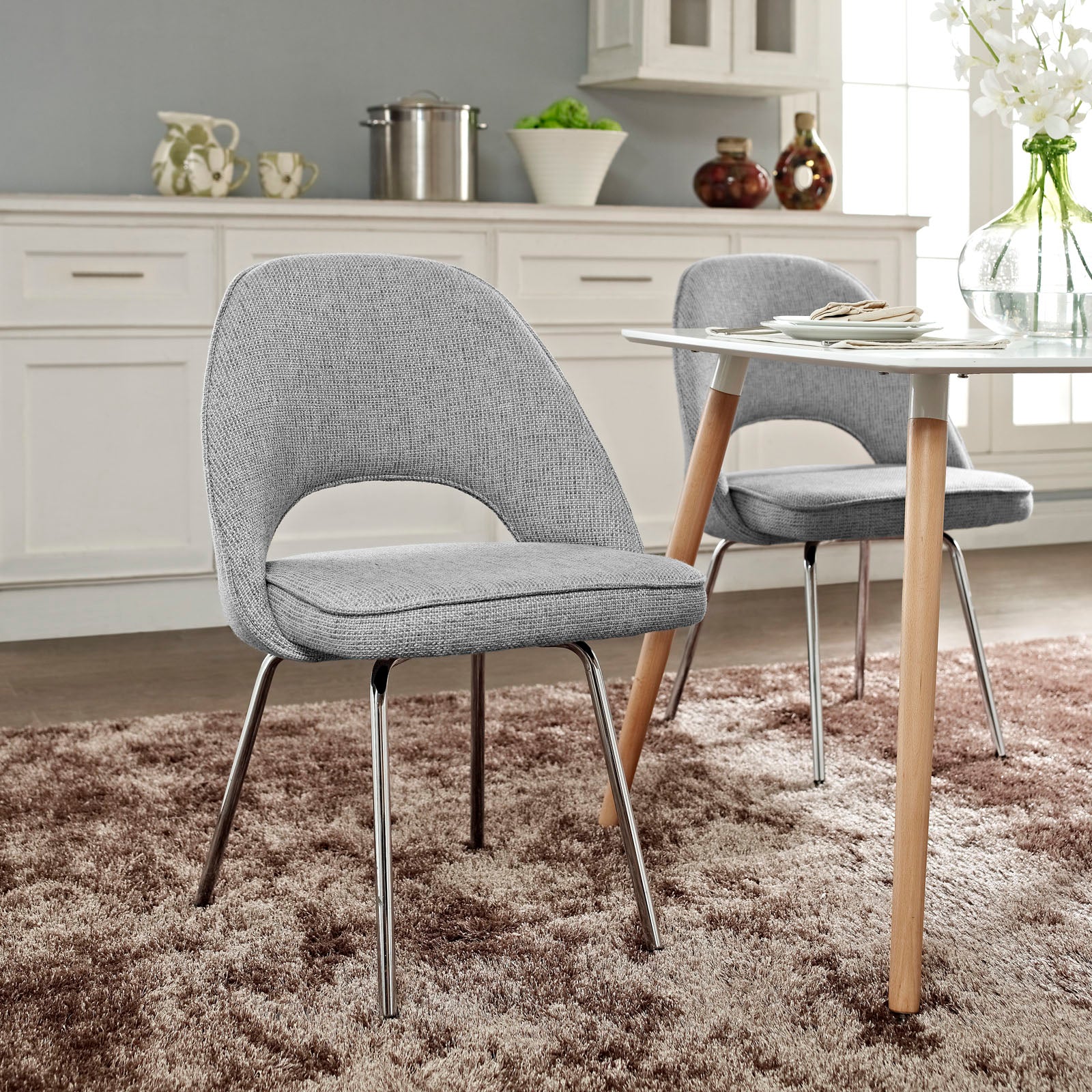 Cordelia Dining Fabric Side Chair By Modway - EEI-622 - Image 5