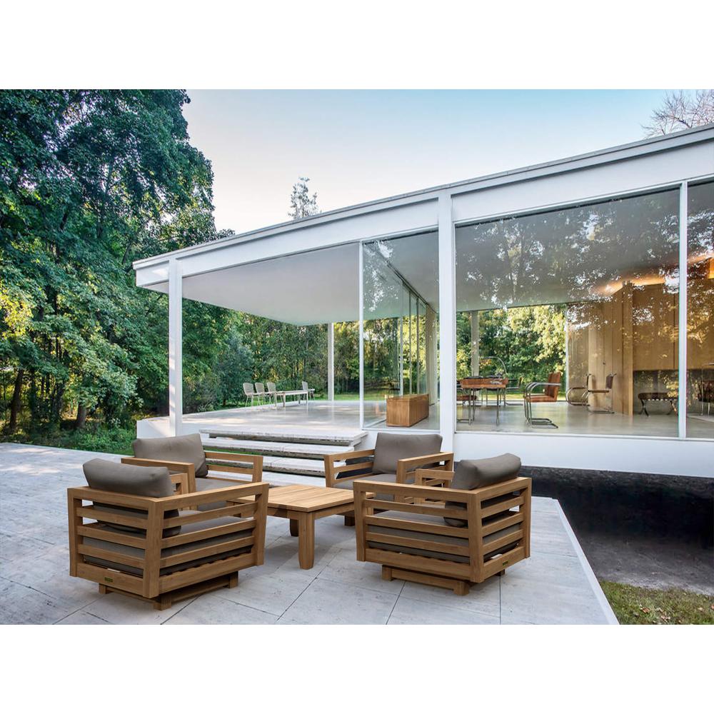 Cordoba Deep Seating Swivel Armchair By Anderson Teak - Image 4