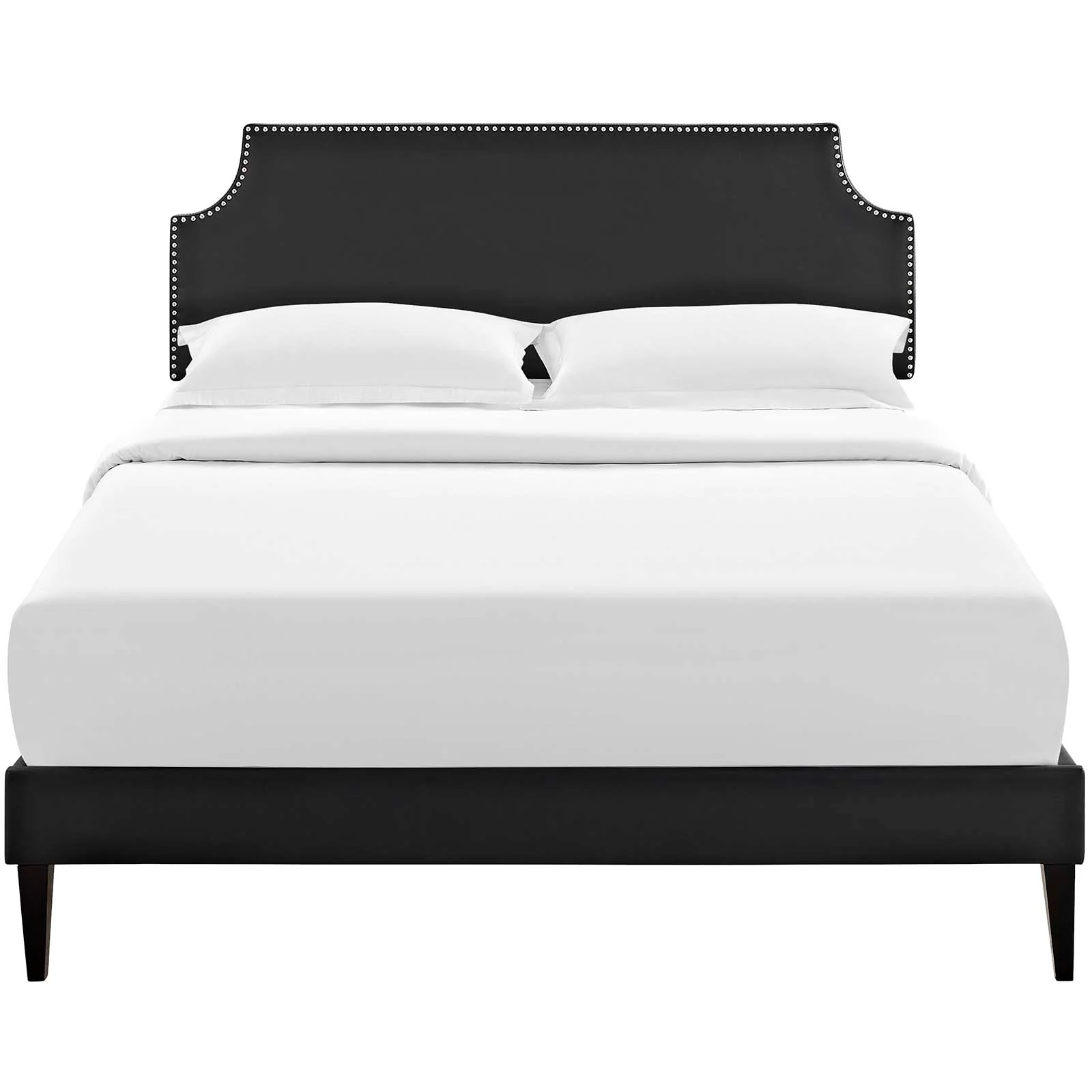 Corene Full Vinyl Platform Bed with Squared Tapered Legs By Modway - MOD-5952 - Image 5