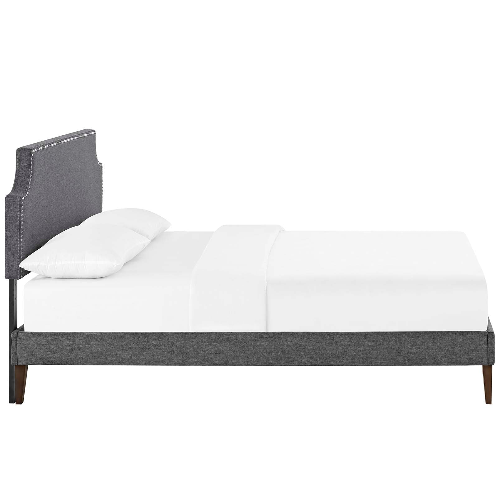 Corene Queen Fabric Platform Bed with Squared Tapered Legs By Modway - MOD-5955 - Image 4