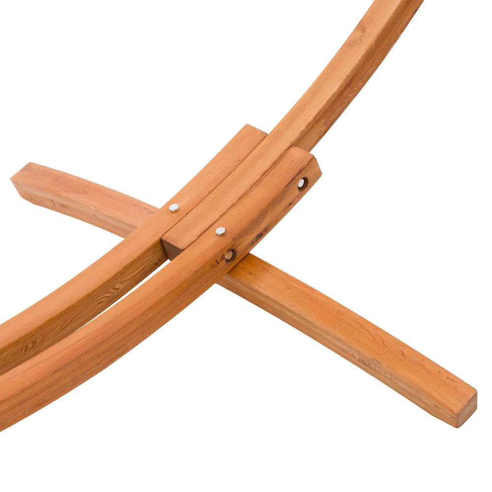 CorLiving Wood Frame Free Standing Sling Hammock in Orange By CorLiving - Image 4