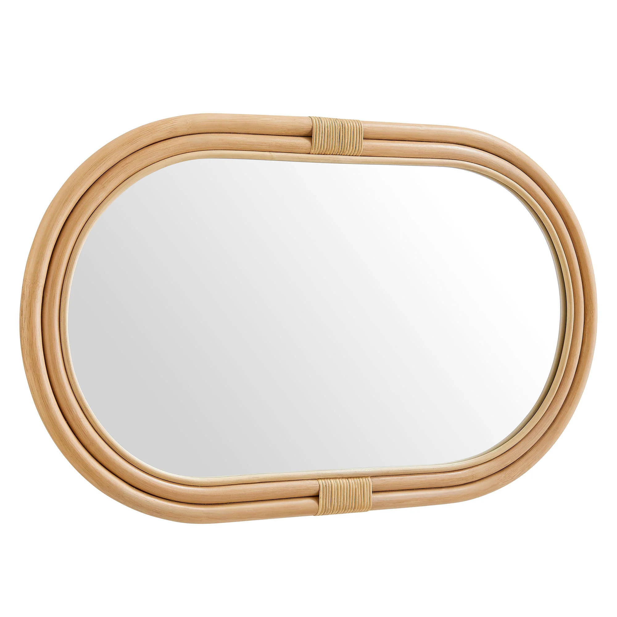 Corsica Oval Rattan Wall Mirror by Modway - Image 3