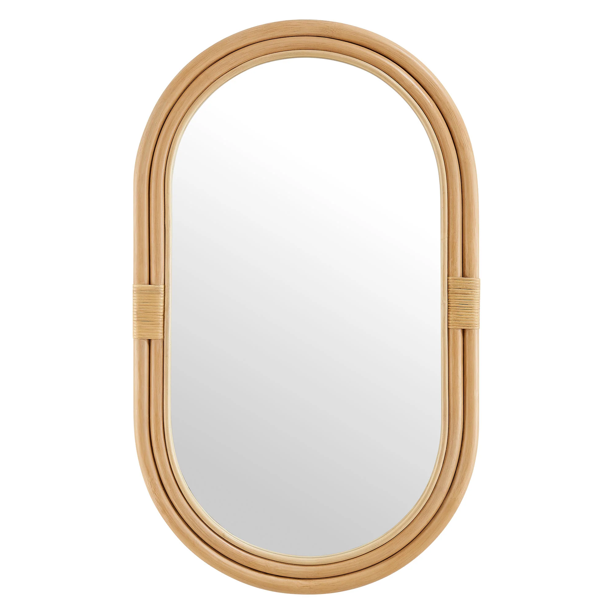 Corsica Oval Rattan Wall Mirror by Modway - Image 4