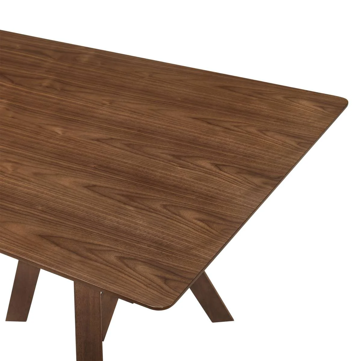 Cortina and Lima 5 Piece Walnut Rectangular Dining Set By Armen Living - Image 6