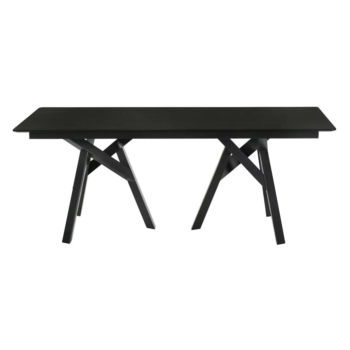 Cortina and Varde 5 Piece Black Rectangular Dining Set By Armen Living - Image 6