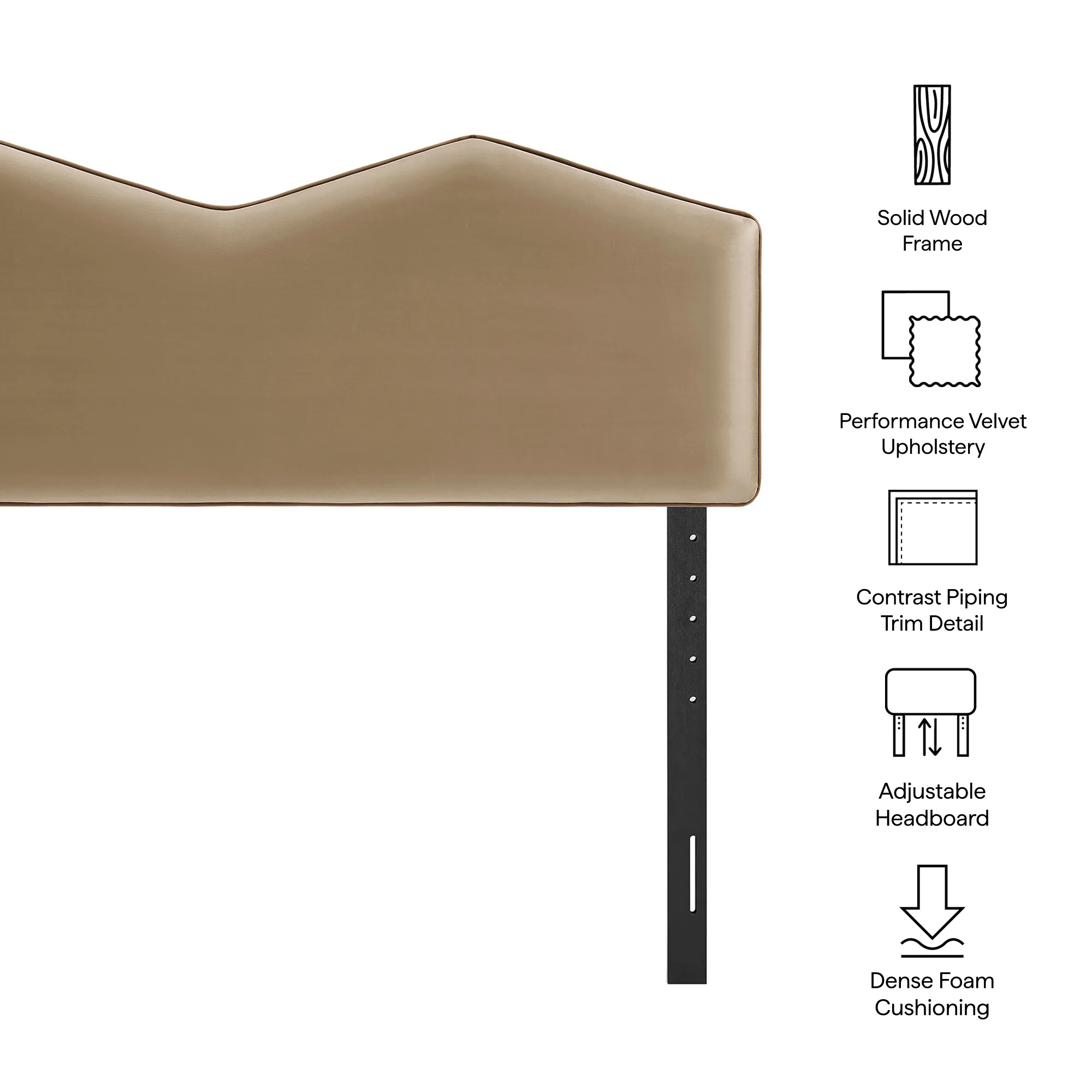 Cosette Performance Velvet Full Size Headboard by Modway - Image 30