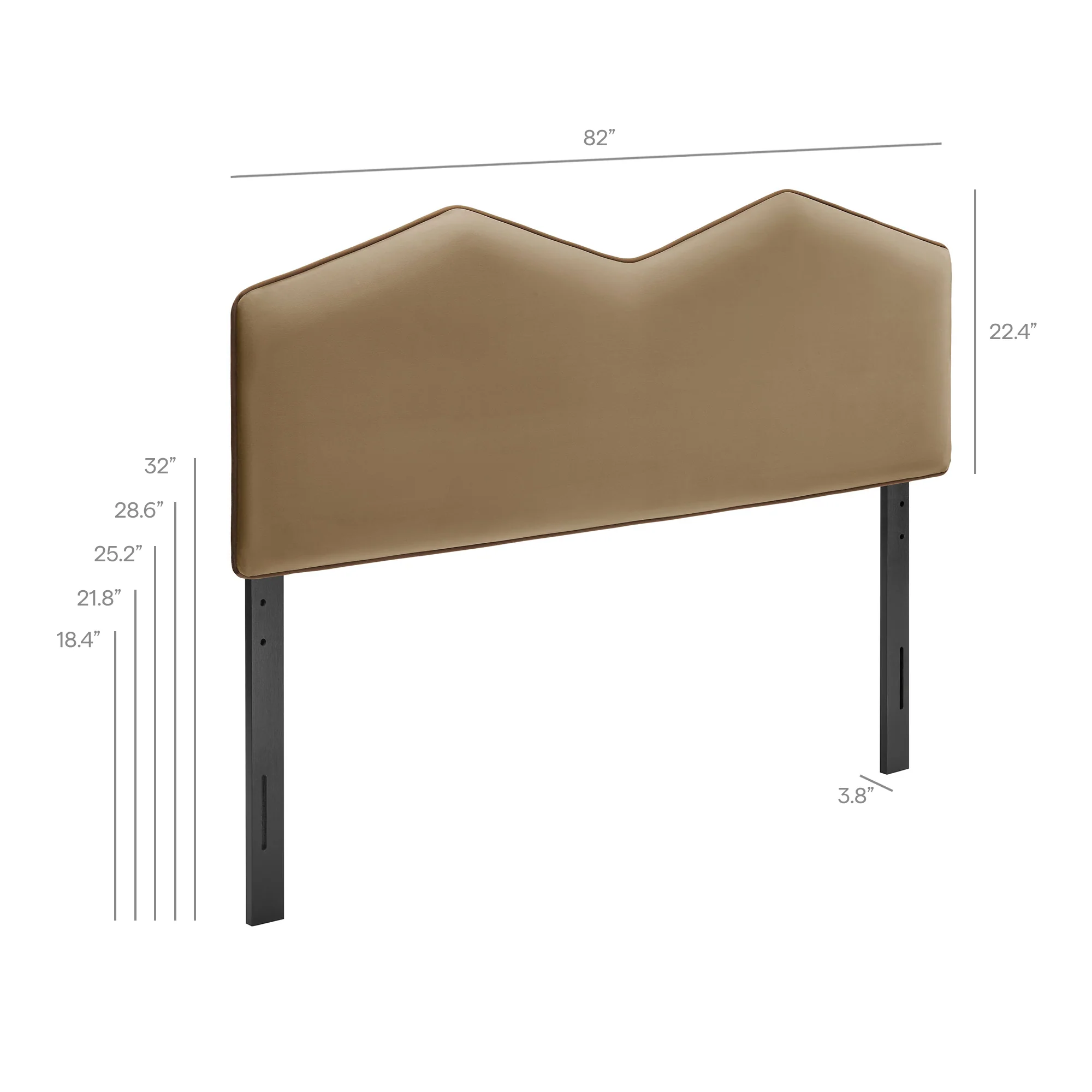 Cosette Performance Velvet King Size Headboard by Modway - Image 32