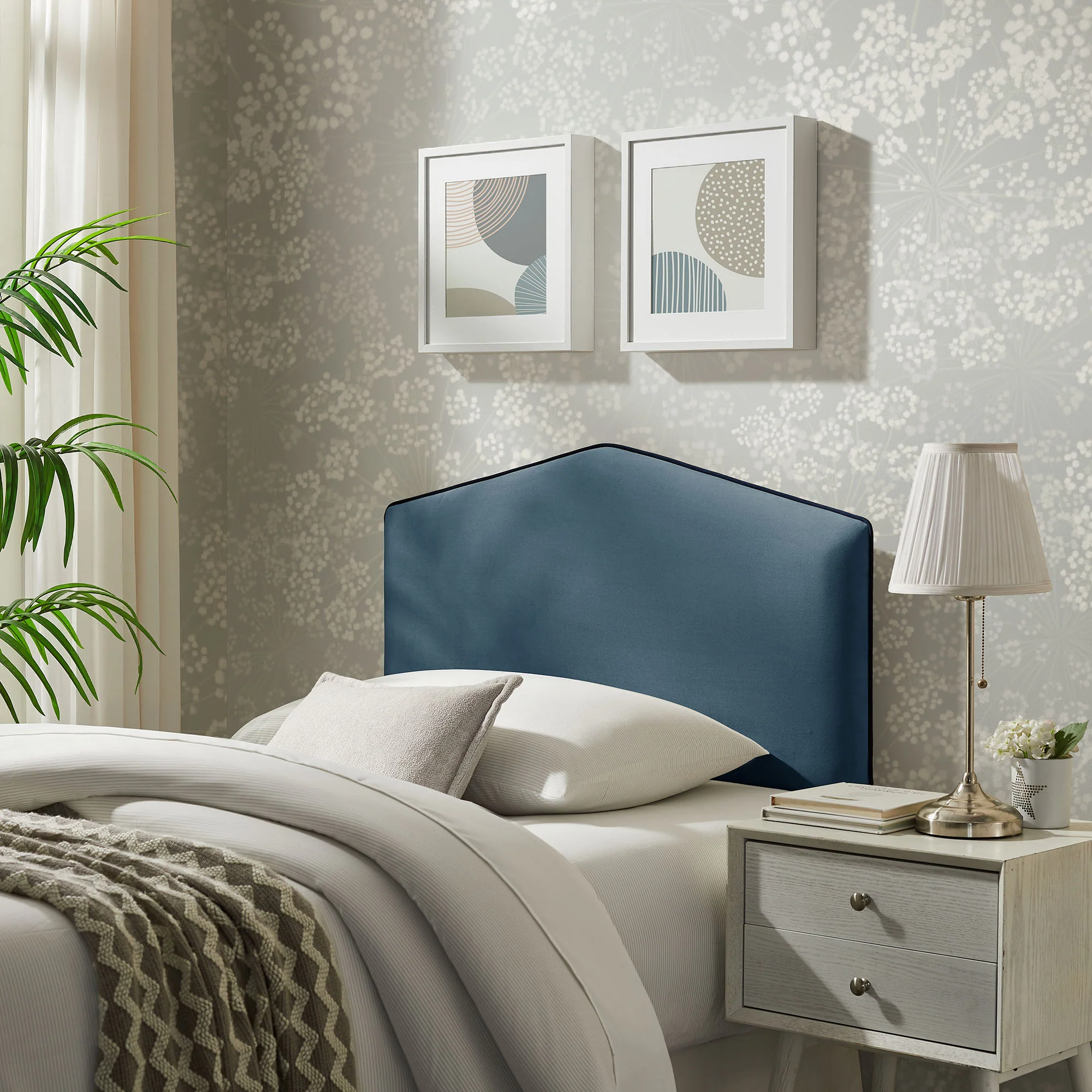 Cosette Performance Velvet Twin Size Headboard by Modway - Image 14