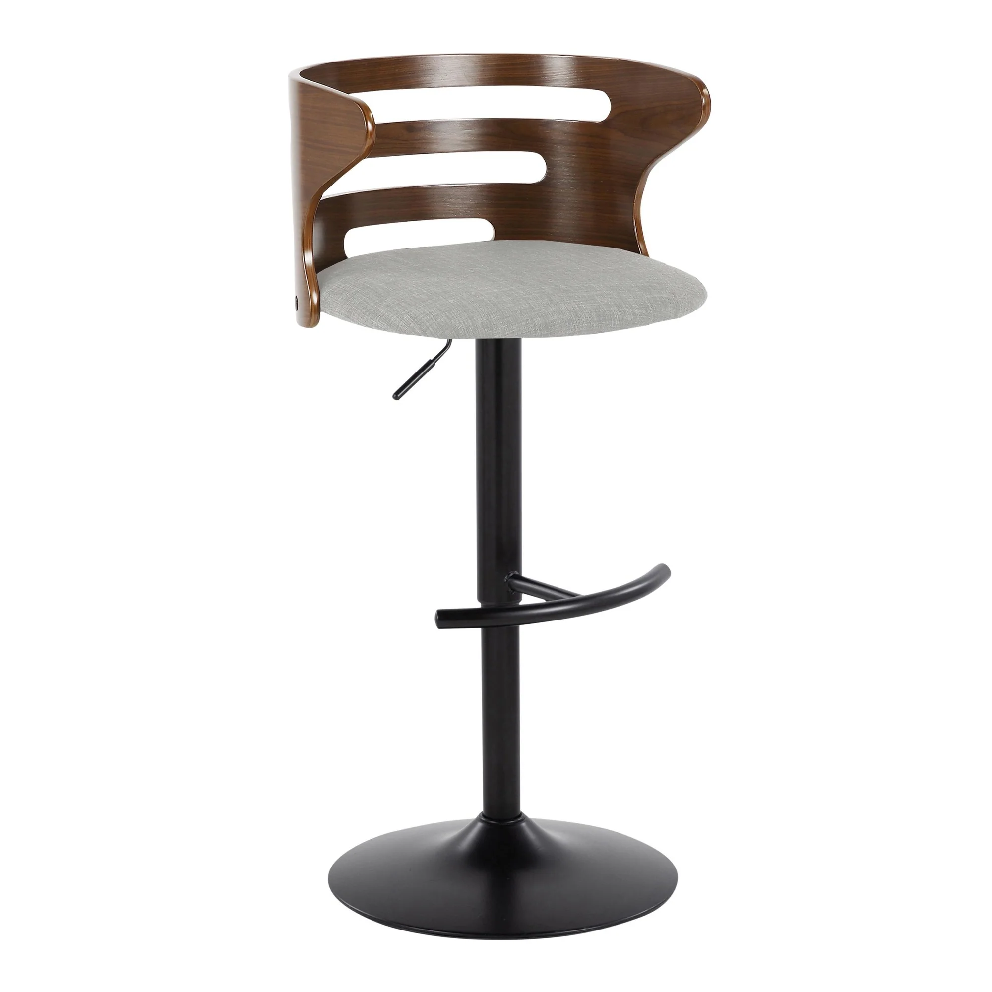 Cosi Adjustable Barstool - Set of 2 By LumiSource - BS-COSIFB-RT2 BKWLCHAR2 - Image 16