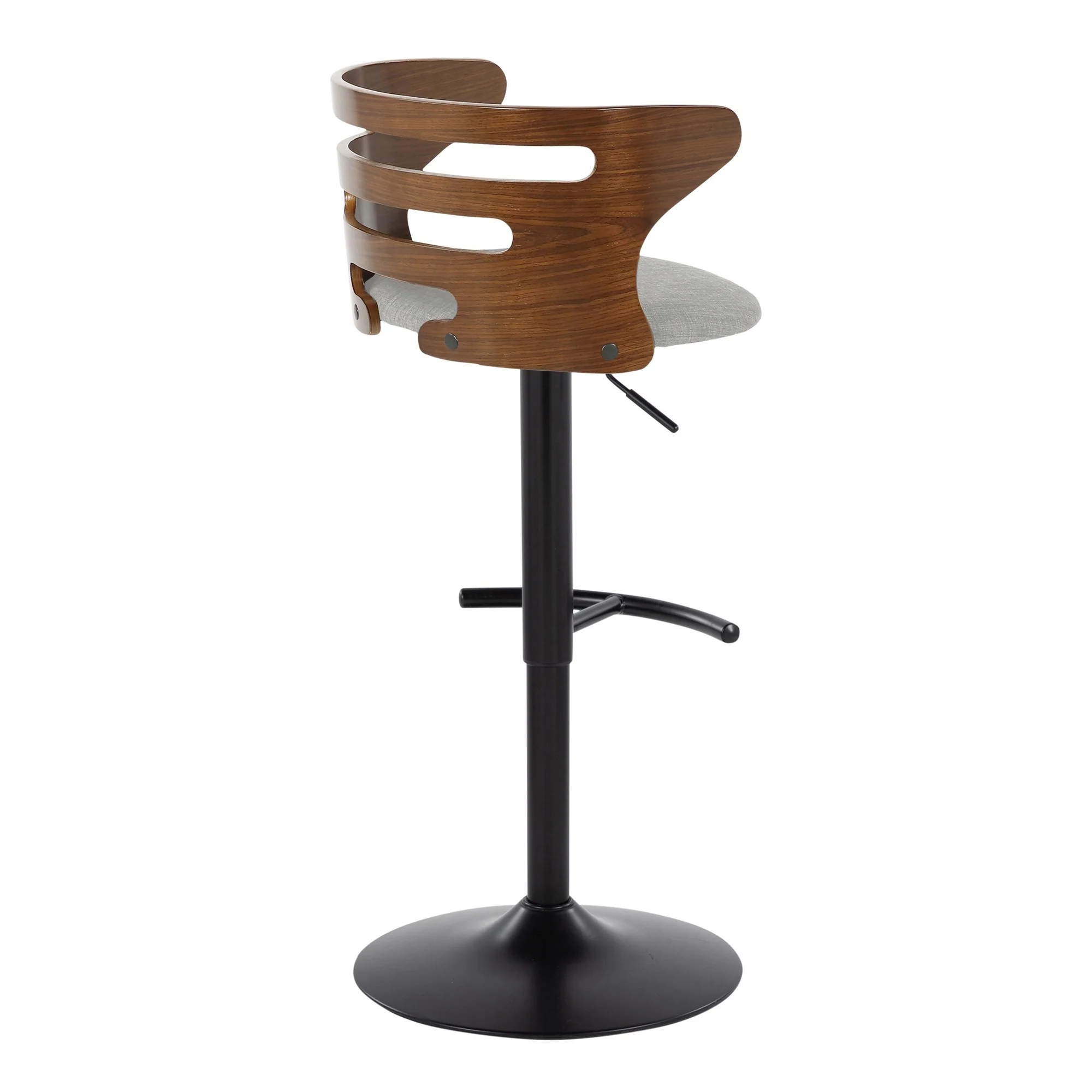 Cosi Adjustable Barstool - Set of 2 By LumiSource - BS-COSIFB-RT2 BKWLCHAR2 - Image 18