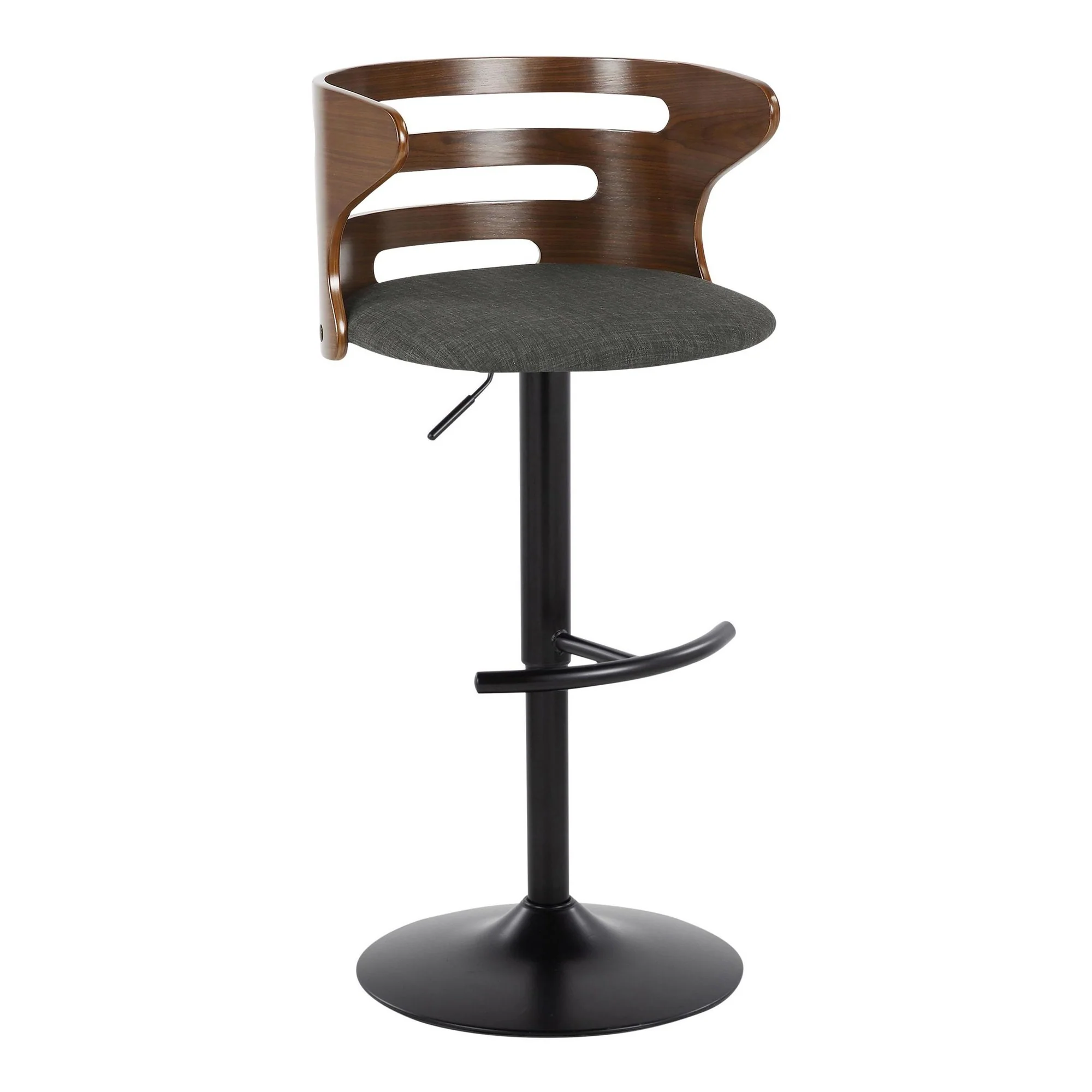 Cosi Adjustable Barstool - Set of 2 By LumiSource - BS-COSIFB-RT2 BKWLCHAR2 - Image 6