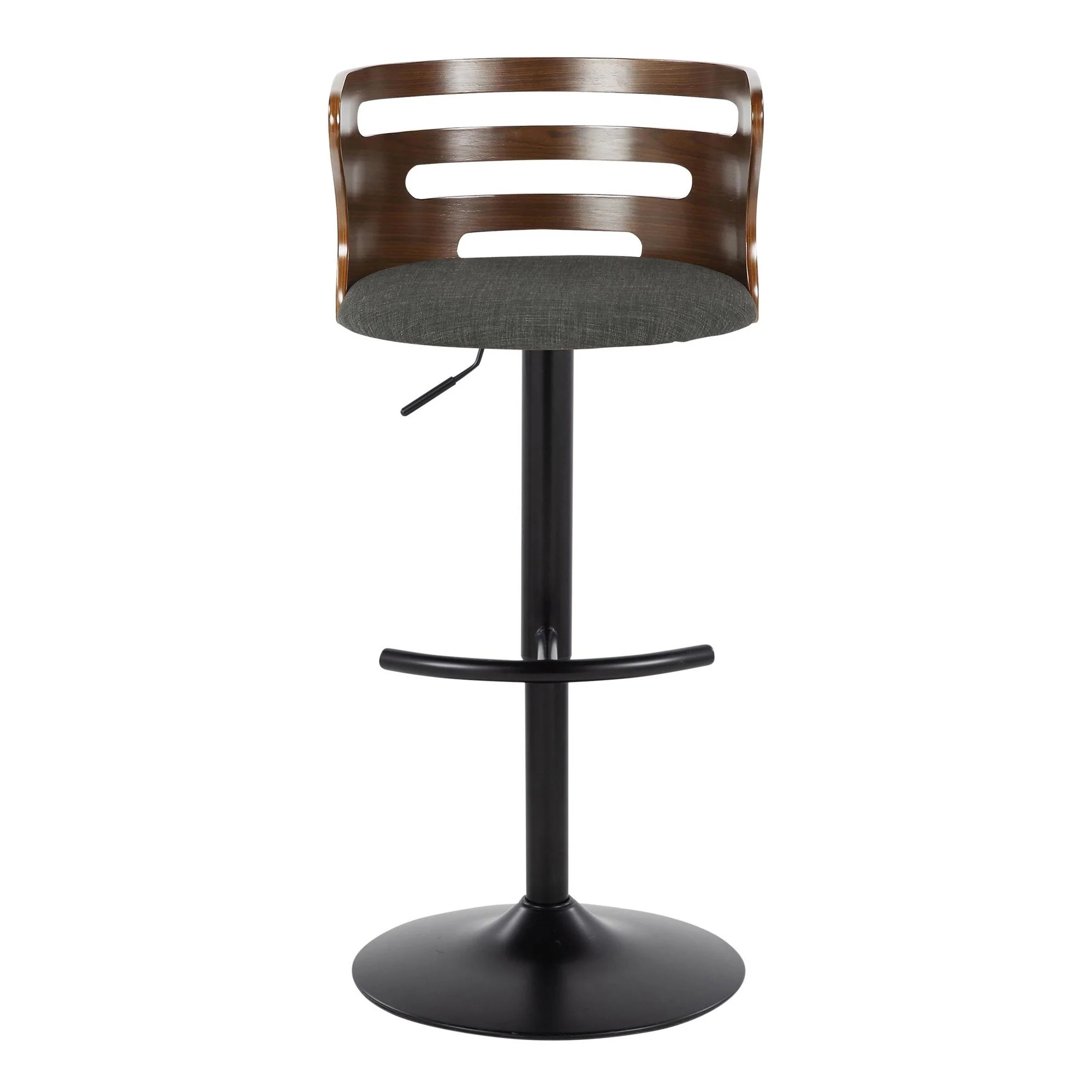 Cosi Adjustable Barstool - Set of 2 By LumiSource - BS-COSIFB-RT2 BKWLCHAR2 - Image 9