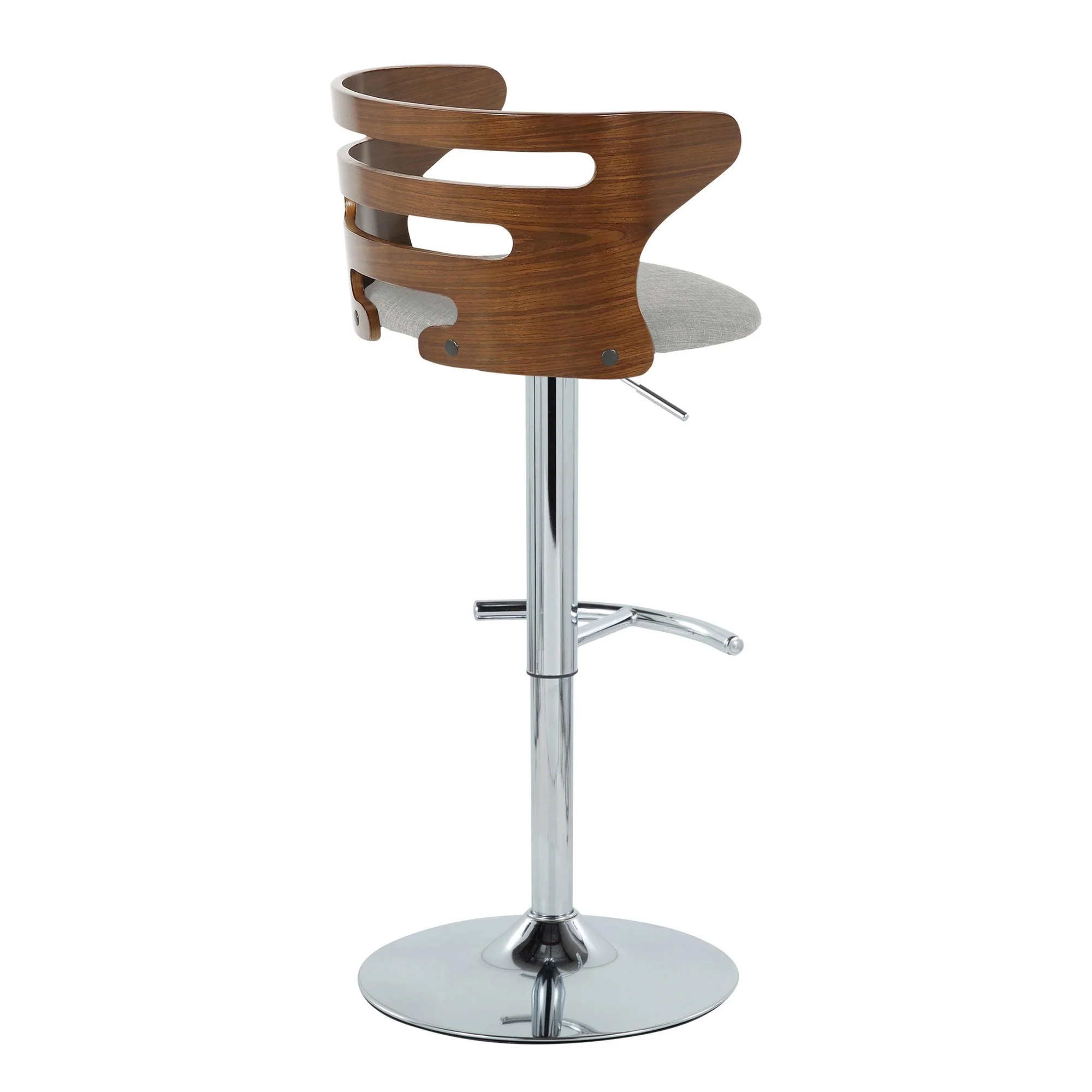 Cosi Adjustable Barstool - Set of 2 By LumiSource - BS-COSIFB-RT2 CHRWLCHAR2 - Image 10