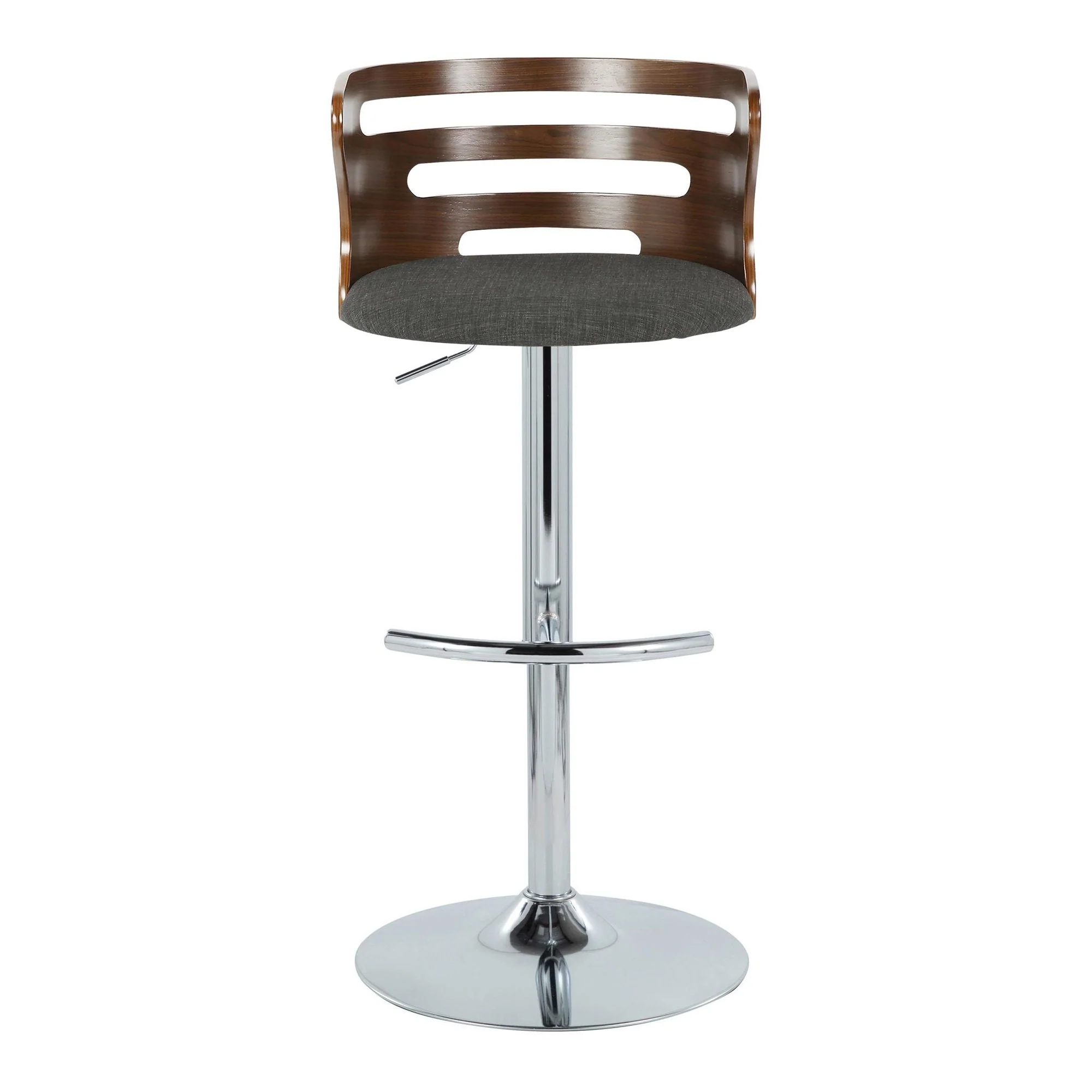 Cosi Adjustable Barstool - Set of 2 By LumiSource - BS-COSIFB-RT2 CHRWLCHAR2 - Image 5
