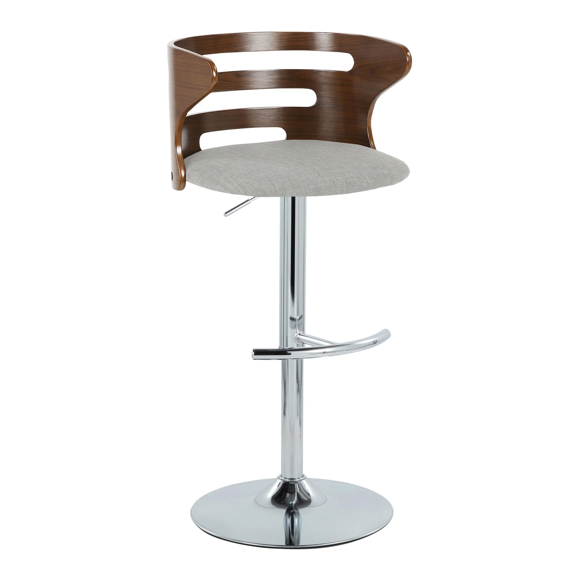 Cosi Adjustable Barstool - Set of 2 By LumiSource - BS-COSIFB-RT2 CHRWLCHAR2 - Image 8