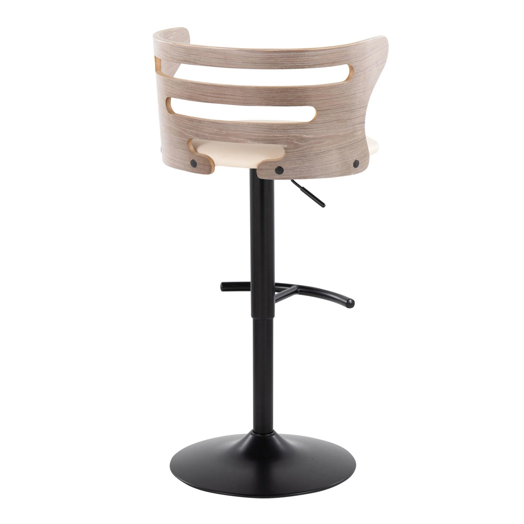 Cosi Adjustable Barstool - Set of 2 By LumiSource - BS-COSIPU-RT2 BKLGYBK2 - Image 14