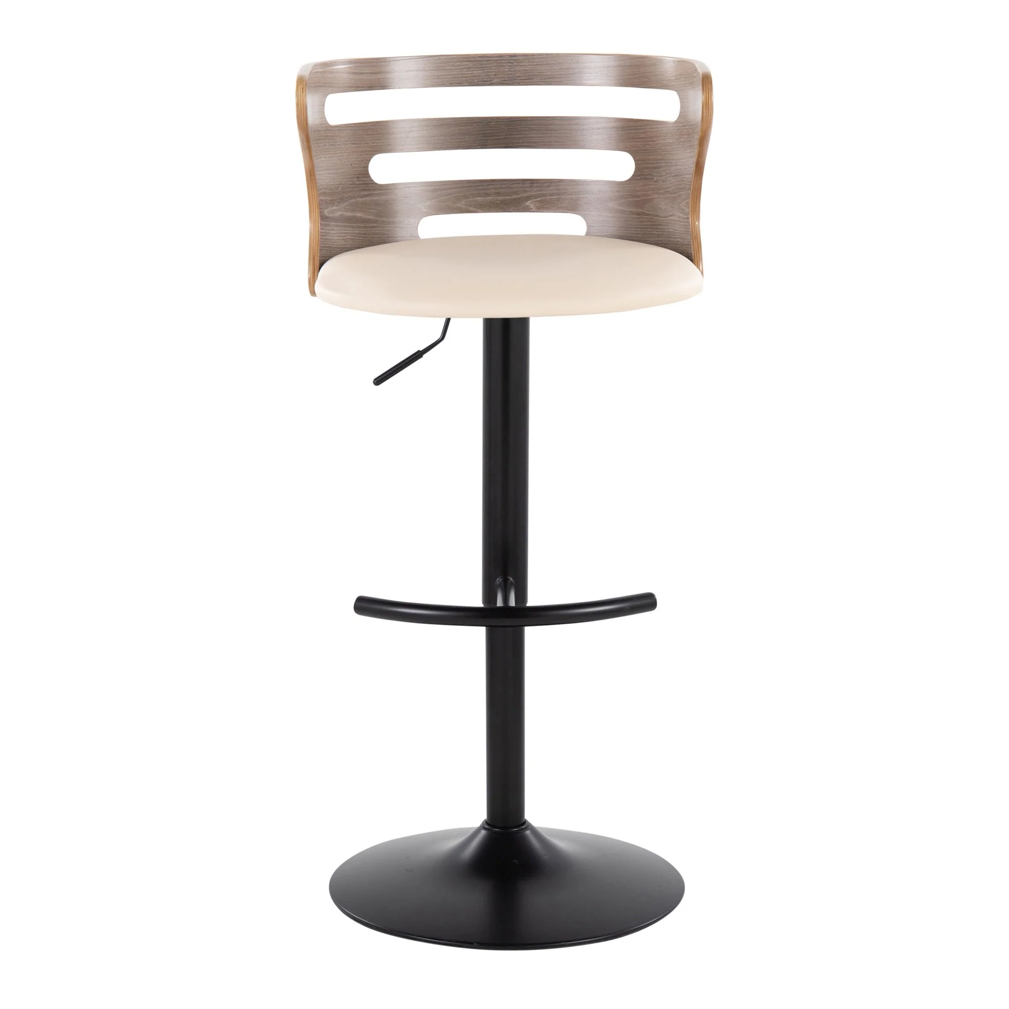 Cosi Adjustable Barstool - Set of 2 By LumiSource - BS-COSIPU-RT2 BKLGYBK2 - Image 15
