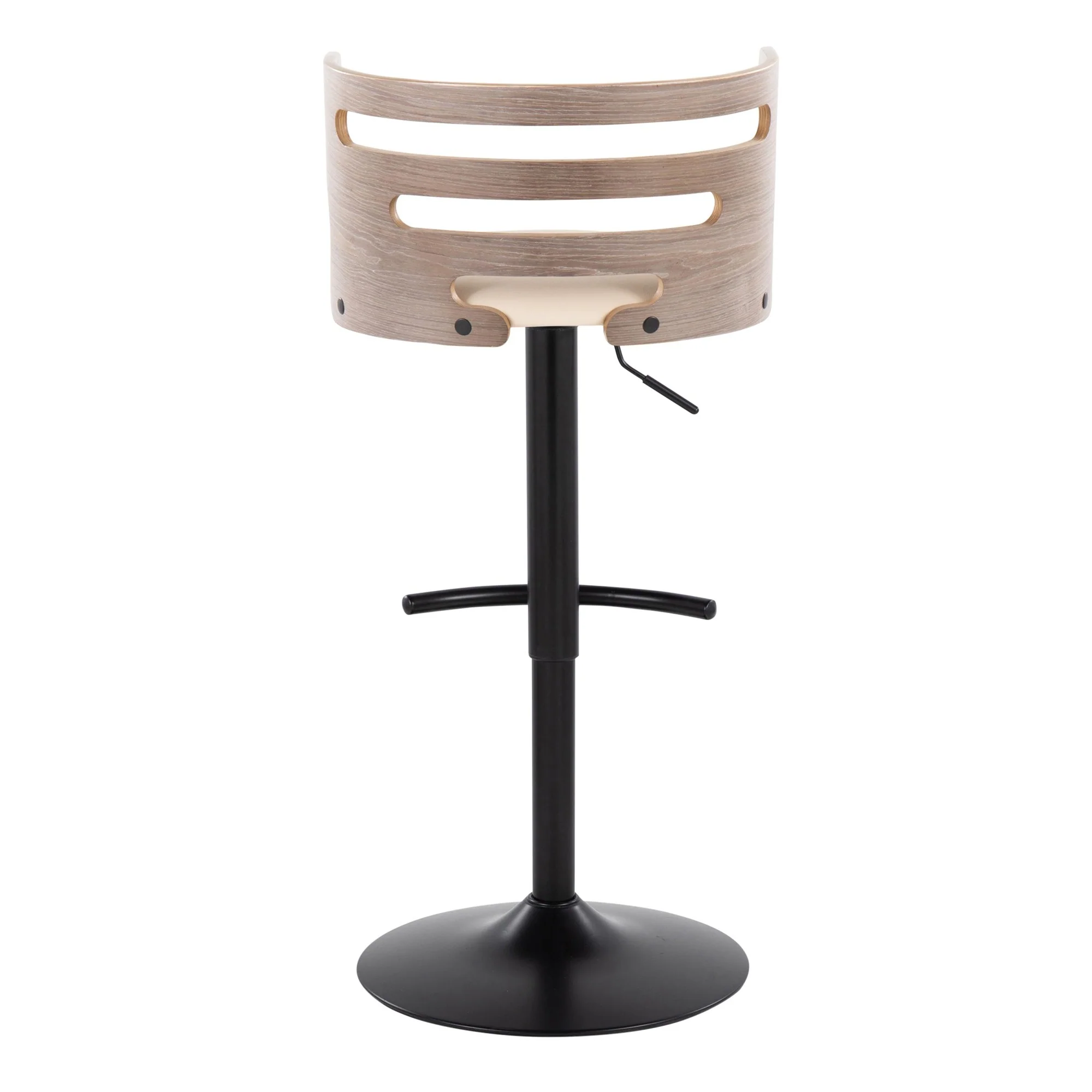 Cosi Adjustable Barstool - Set of 2 By LumiSource - BS-COSIPU-RT2 BKLGYBK2 - Image 16