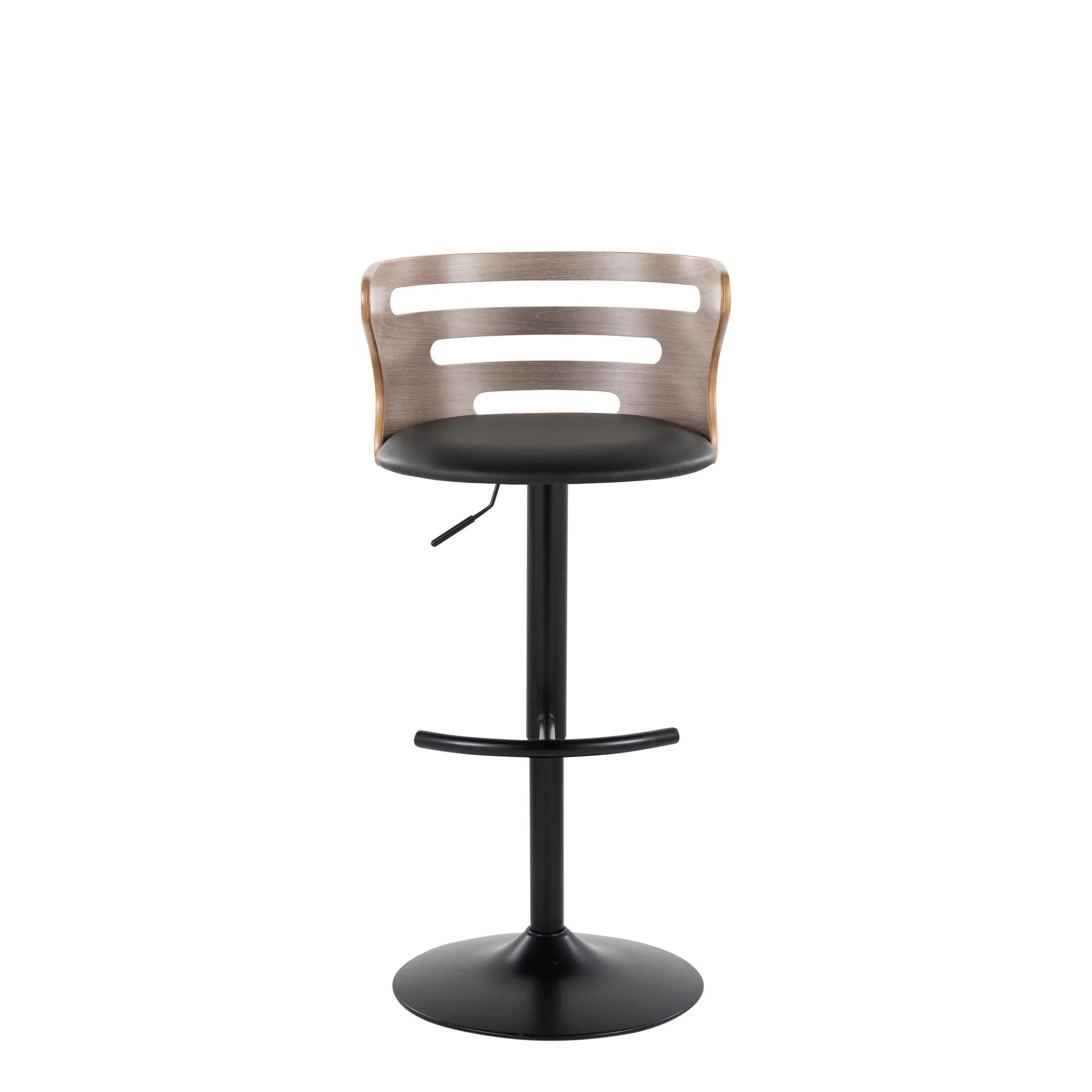 Cosi Adjustable Barstool - Set of 2 By LumiSource - BS-COSIPU-RT2 BKLGYBK2 - Image 5