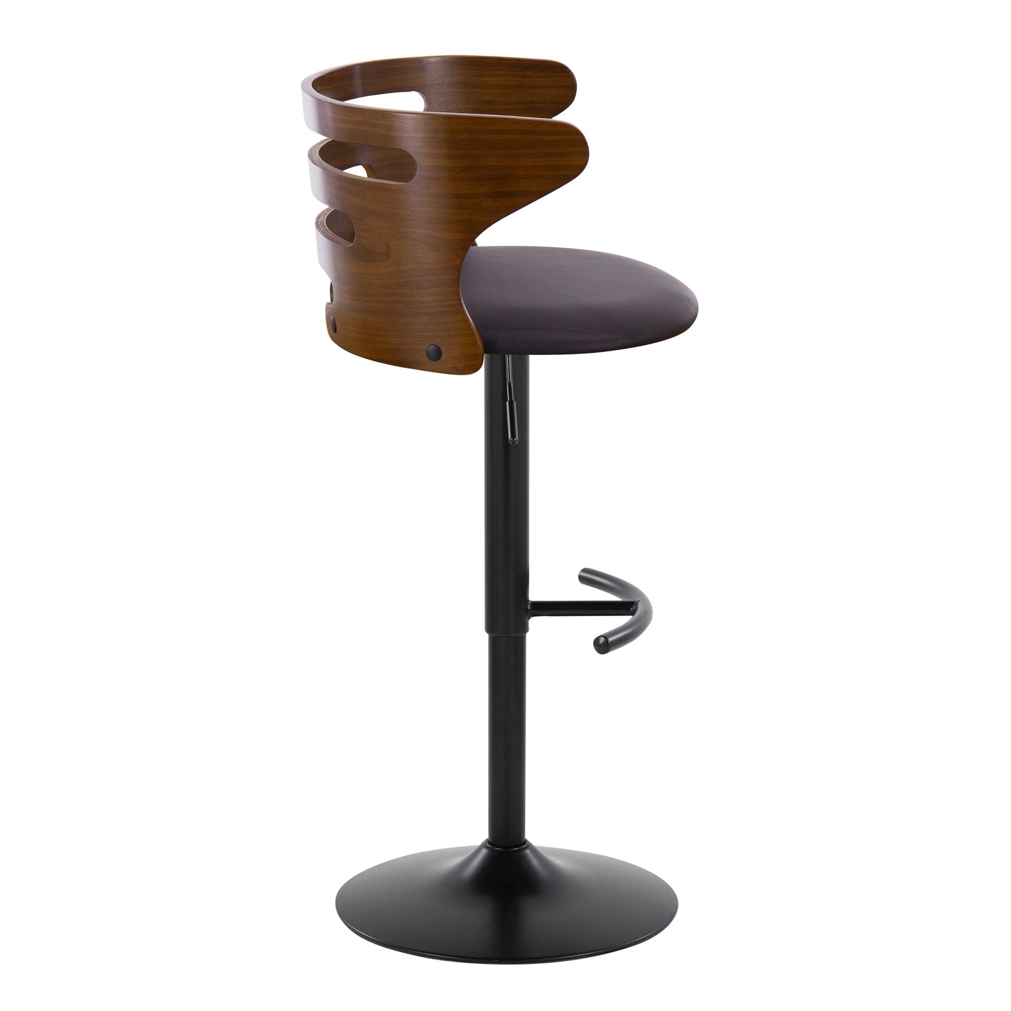Cosi Adjustable Barstool - Set of 2 By LumiSource - BS-COSIPU-RT2 BKWLBN2 - Image 7