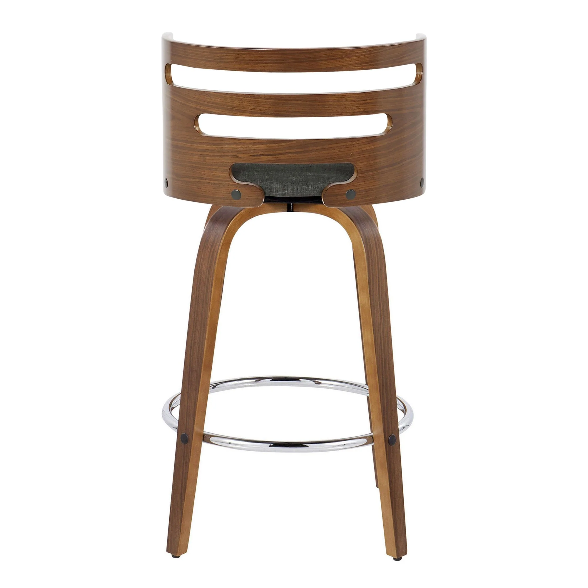 Cosini 26" Fixed-Height Counter Stool - Set of 2 By LumiSource - B26-COSIFB-GRTZR2 WLWLCHAR2 - Image 11