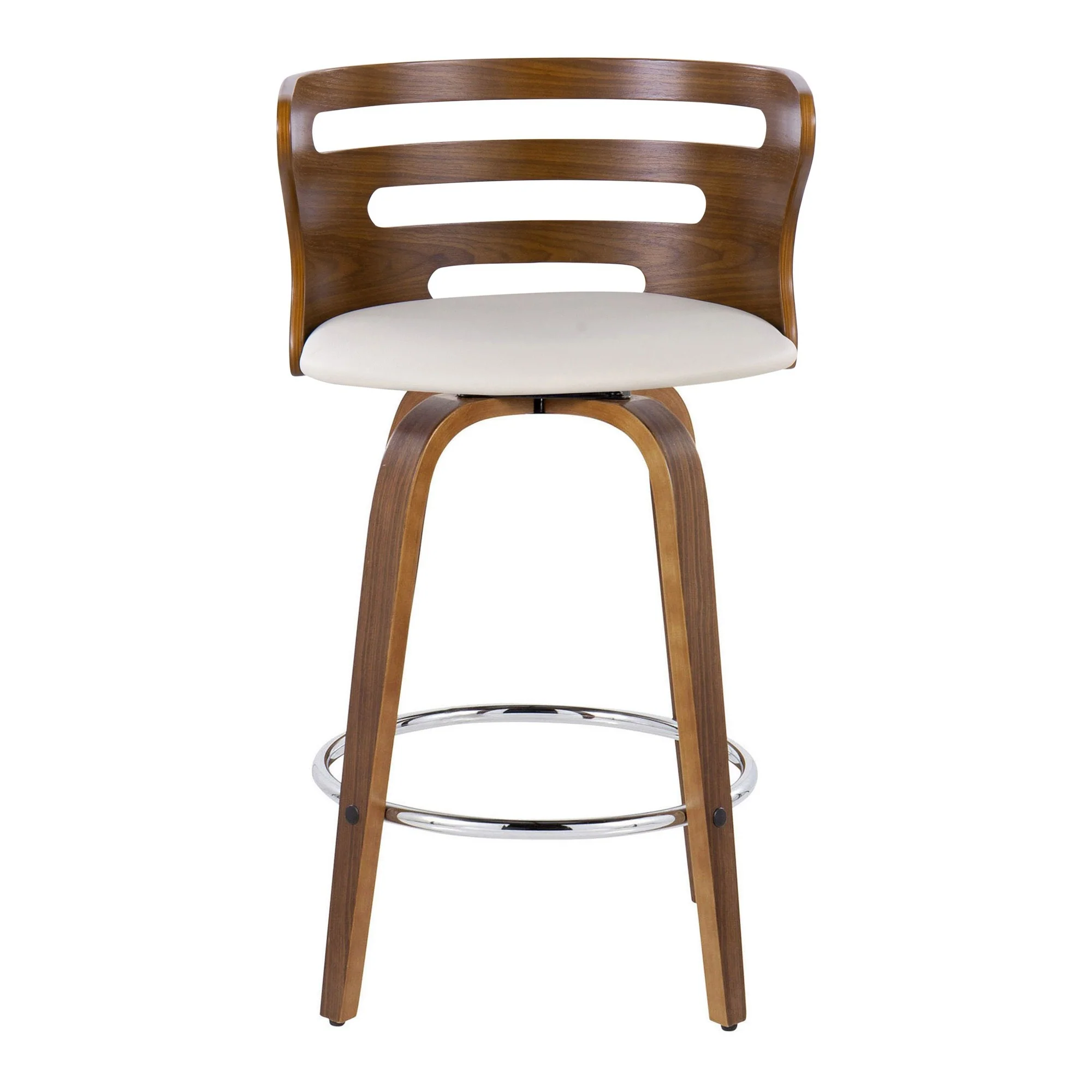 Cosini 26" Fixed-Height Counter Stool - Set of 2 By LumiSource - B26-COSIPU-GRTZR2 WLWLBN2 - Image 19