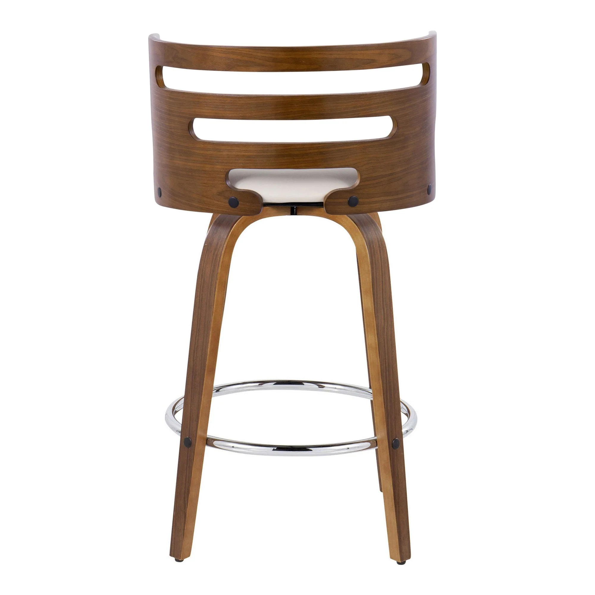 Cosini 26" Fixed-Height Counter Stool - Set of 2 By LumiSource - B26-COSIPU-GRTZR2 WLWLBN2 - Image 20