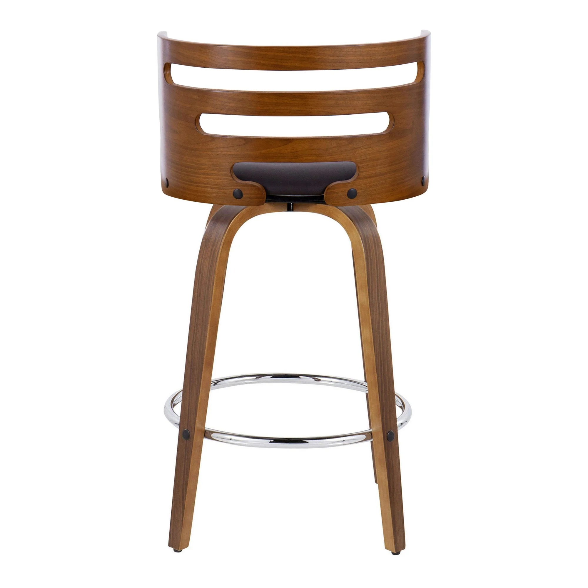 Cosini 26" Fixed-Height Counter Stool - Set of 2 By LumiSource - B26-COSIPU-GRTZR2 WLWLBN2 - Image 8
