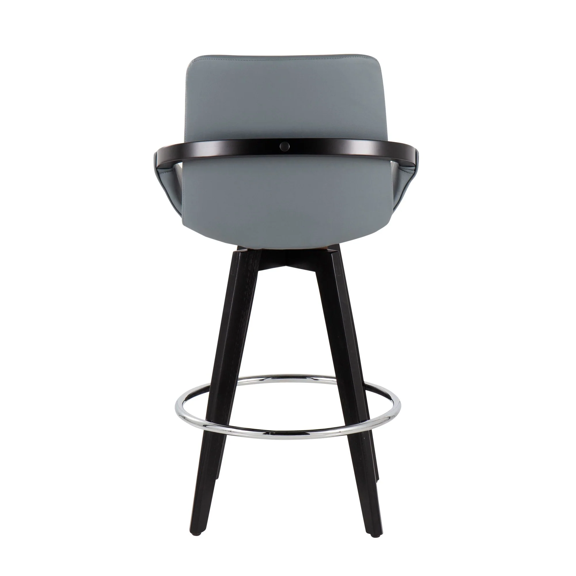 Cosmo Swivel Fixed-Height Counter Stool - Set of 2 Black By LumiSource - B26-COSMO2-SWVR BKBK2 - Image 24