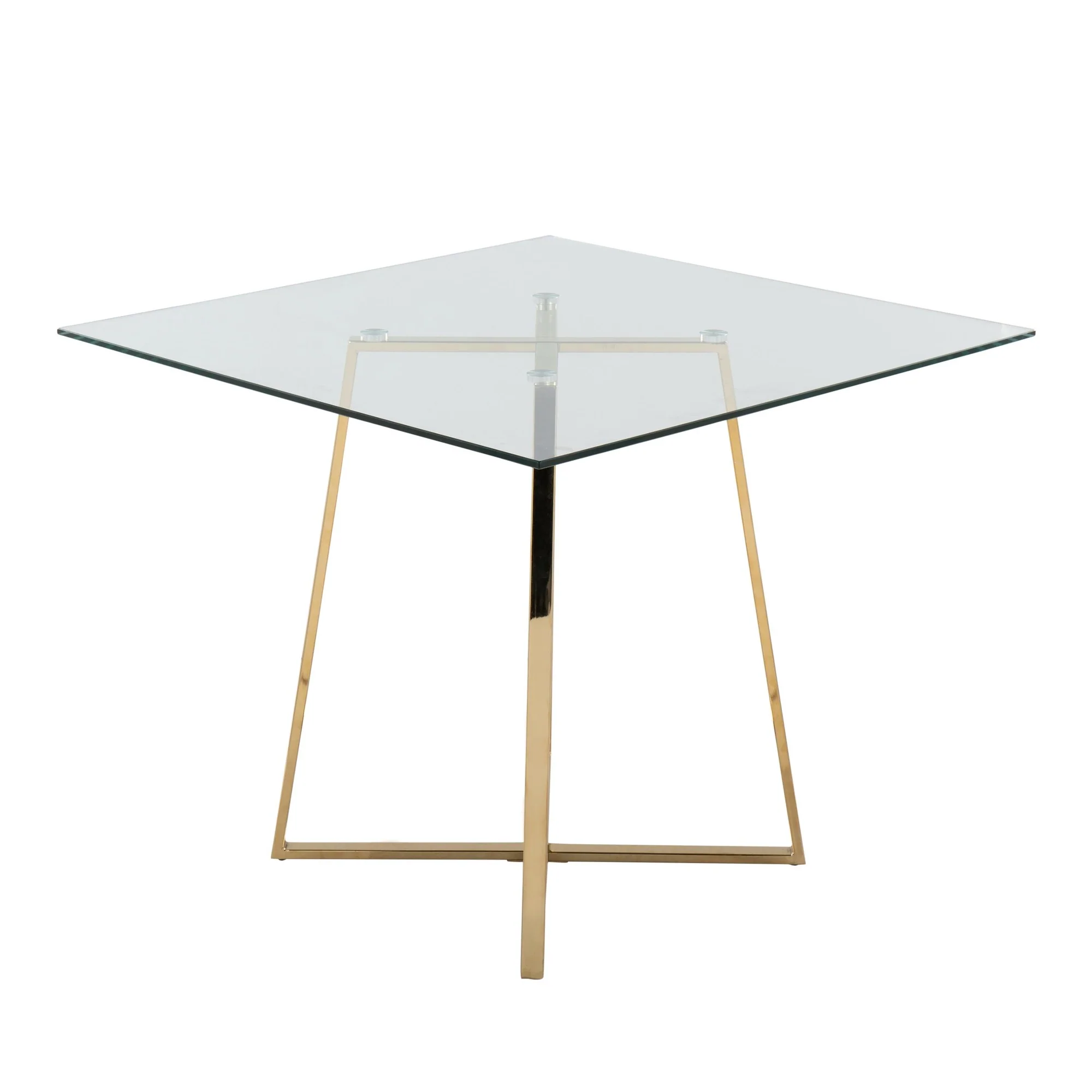 Cosmo Square Dining Table Transparent By LumiSource - DT-COSMOSQ2 AUGL - Image 3