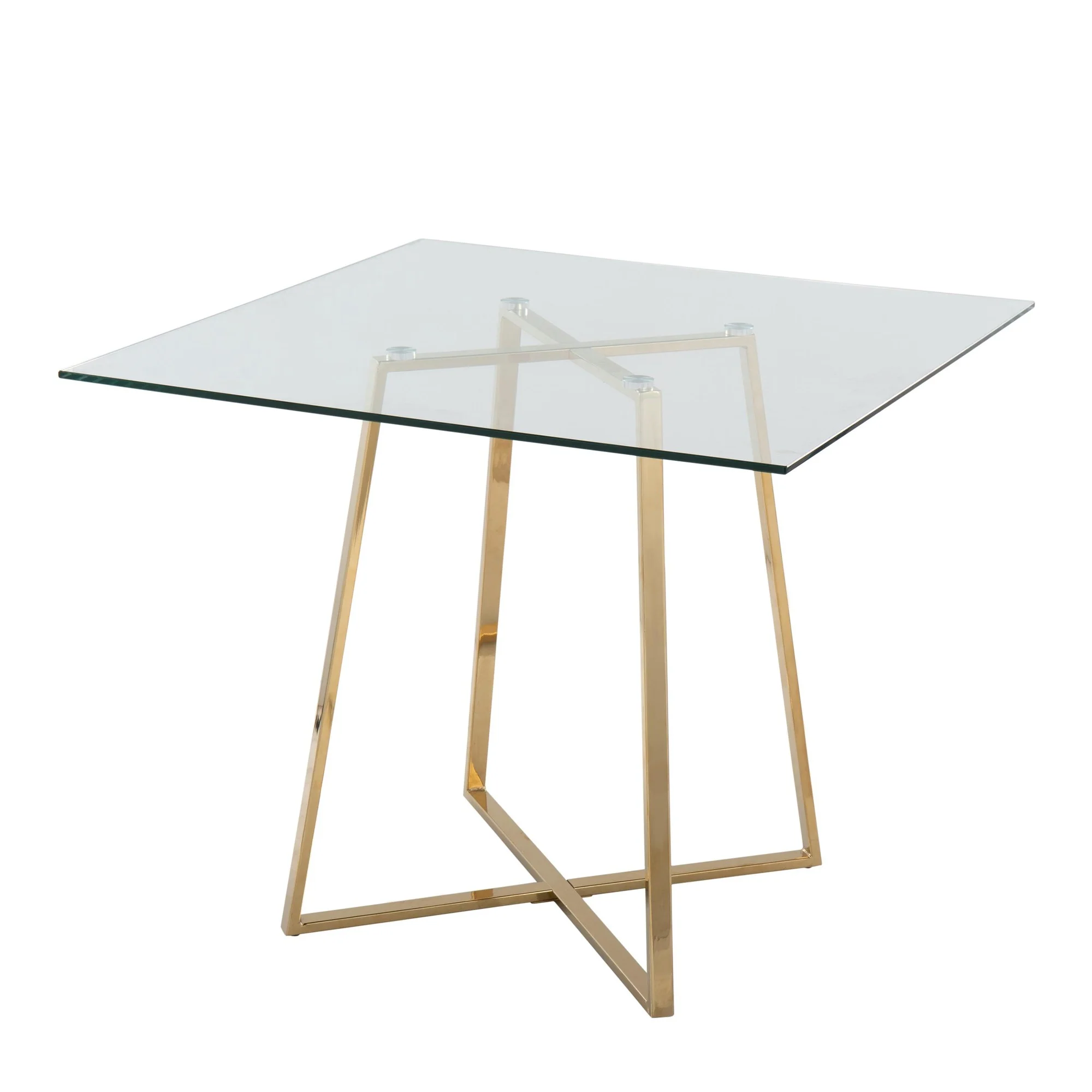 Cosmo Square Dining Table Transparent By LumiSource - DT-COSMOSQ2 AUGL - Image 4