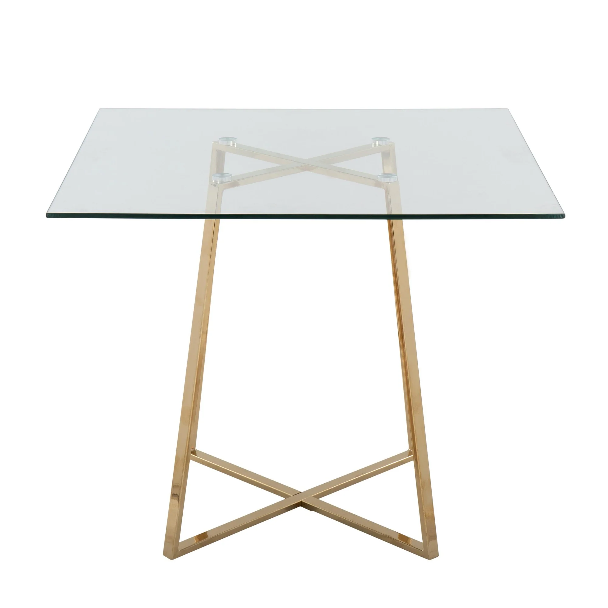 Cosmo Square Dining Table Transparent By LumiSource - DT-COSMOSQ2 AUGL - Image 5