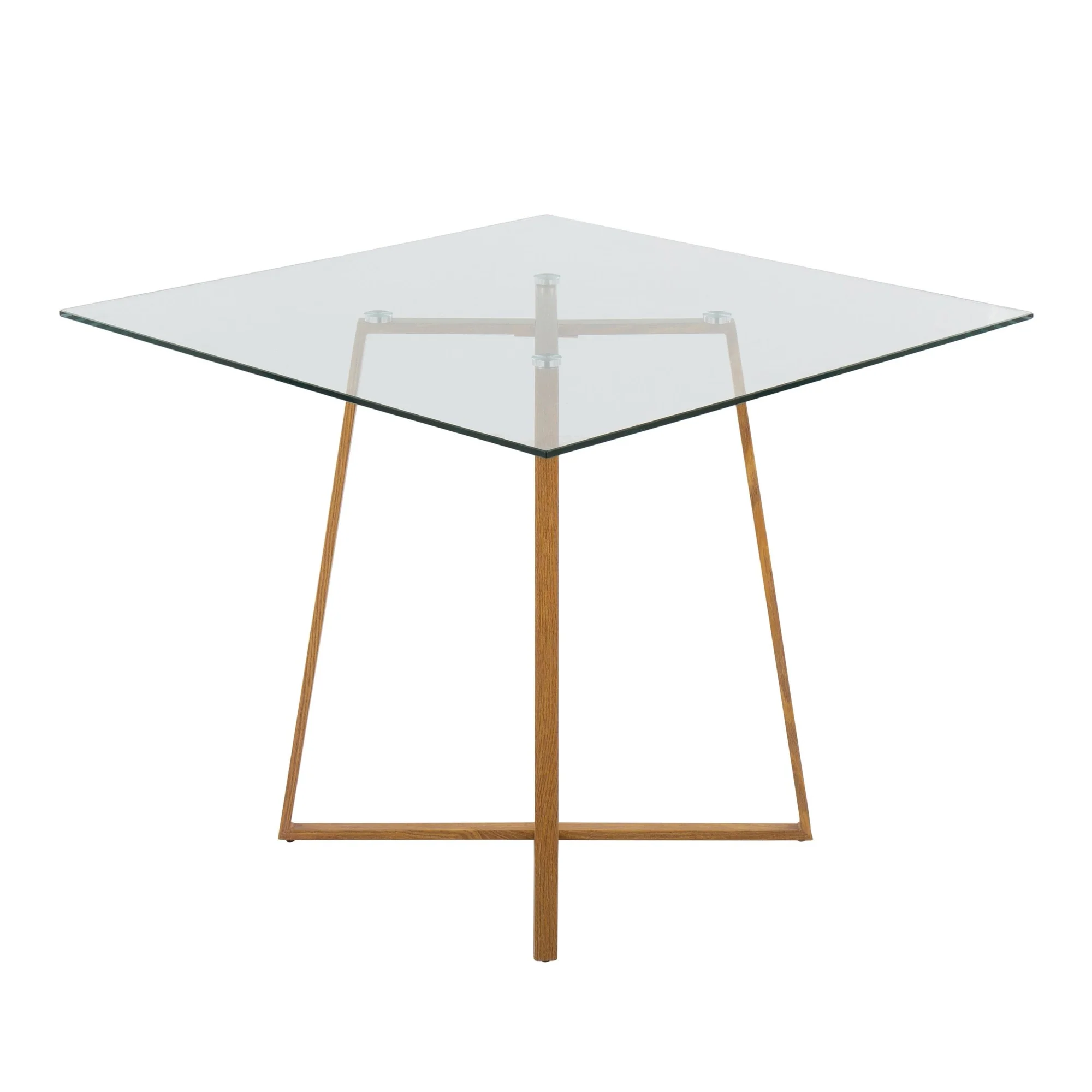 Cosmo Square Dining Table Transparent By LumiSource - DT-COSMOSQ2 NAGL - Image 3