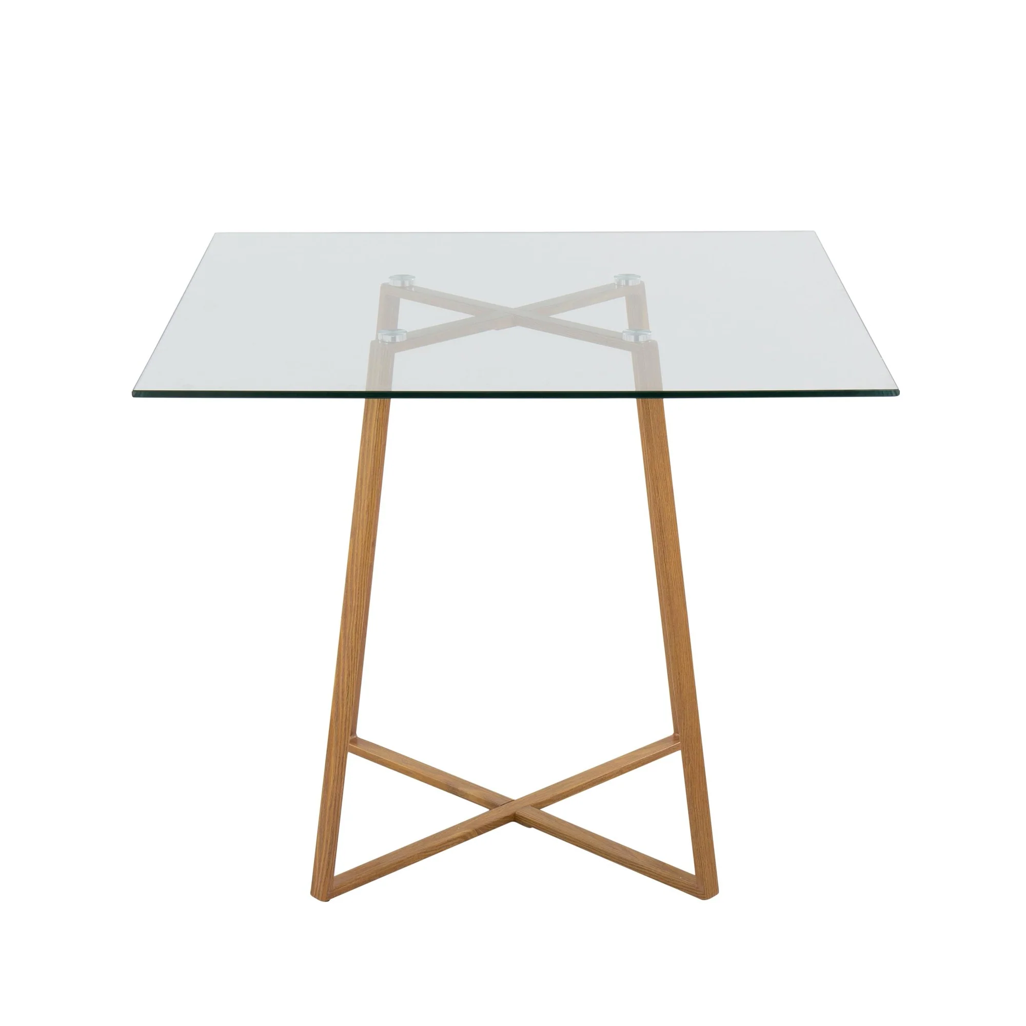 Cosmo Square Dining Table Transparent By LumiSource - DT-COSMOSQ2 NAGL - Image 5