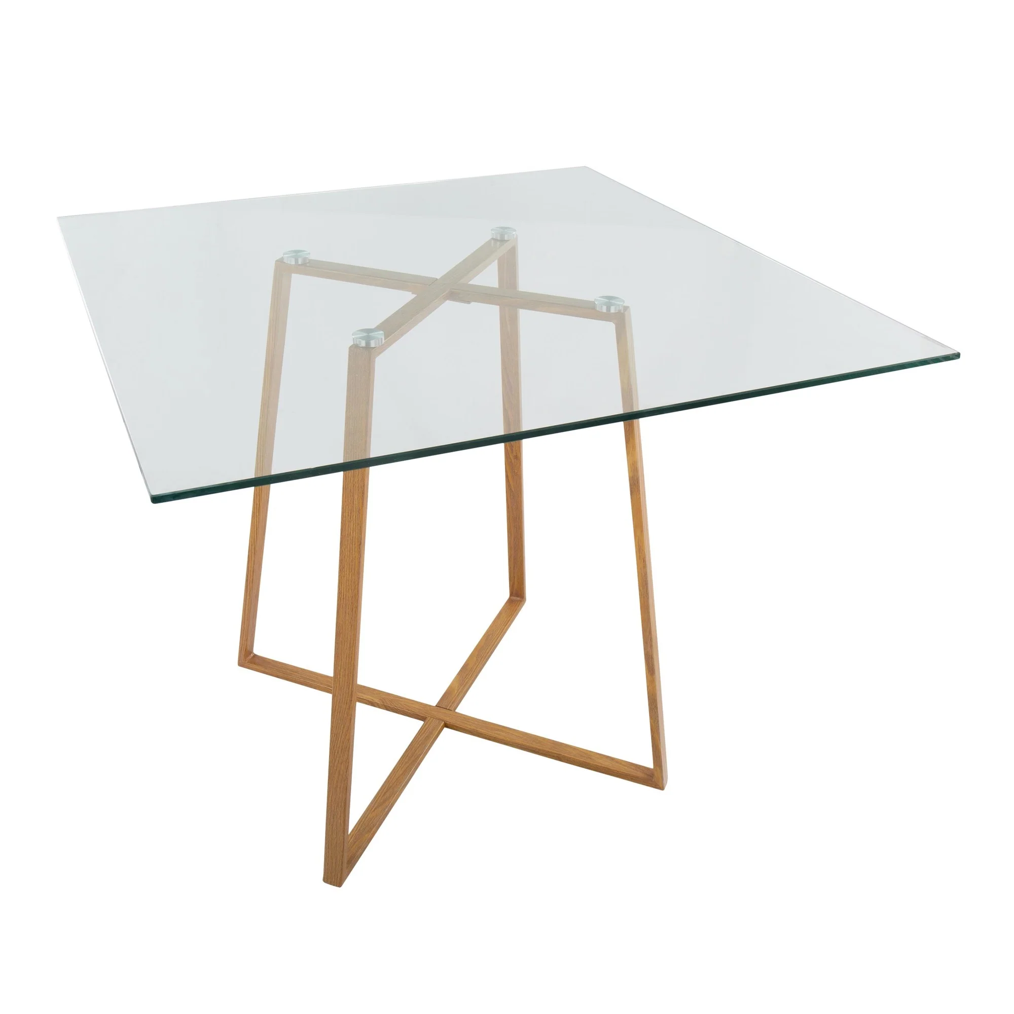 Cosmo Square Dining Table Transparent By LumiSource - DT-COSMOSQ2 NAGL - Image 6