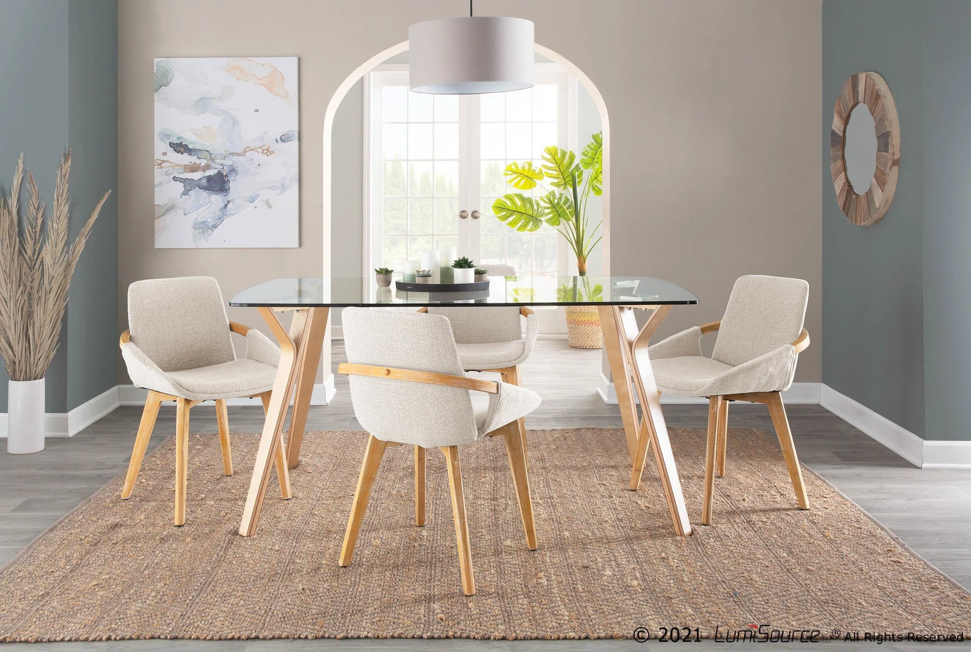 Cosmo Chair Blue By LumiSource - Image 13
