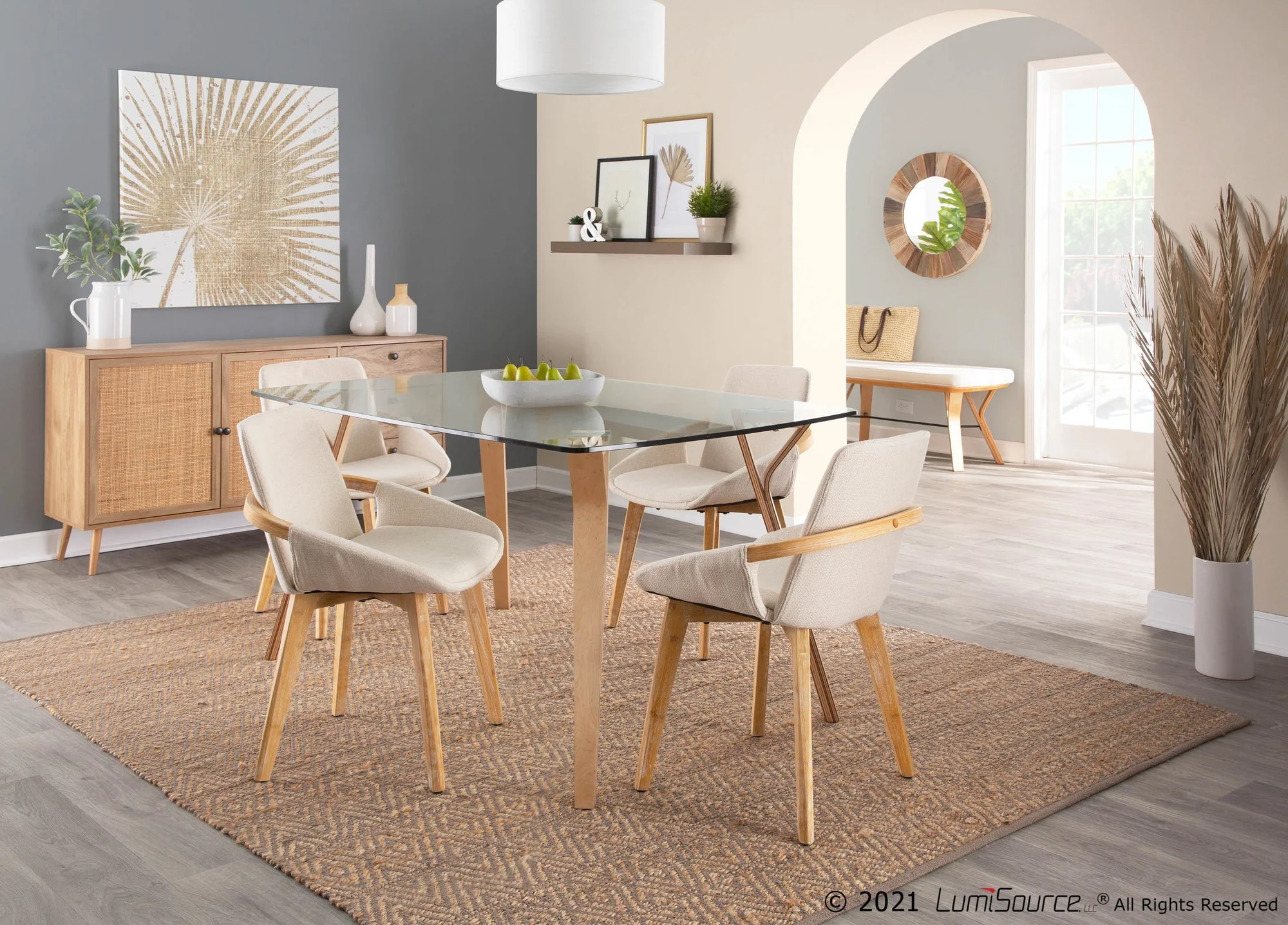 Cosmo Chair Blue By LumiSource - Image 14