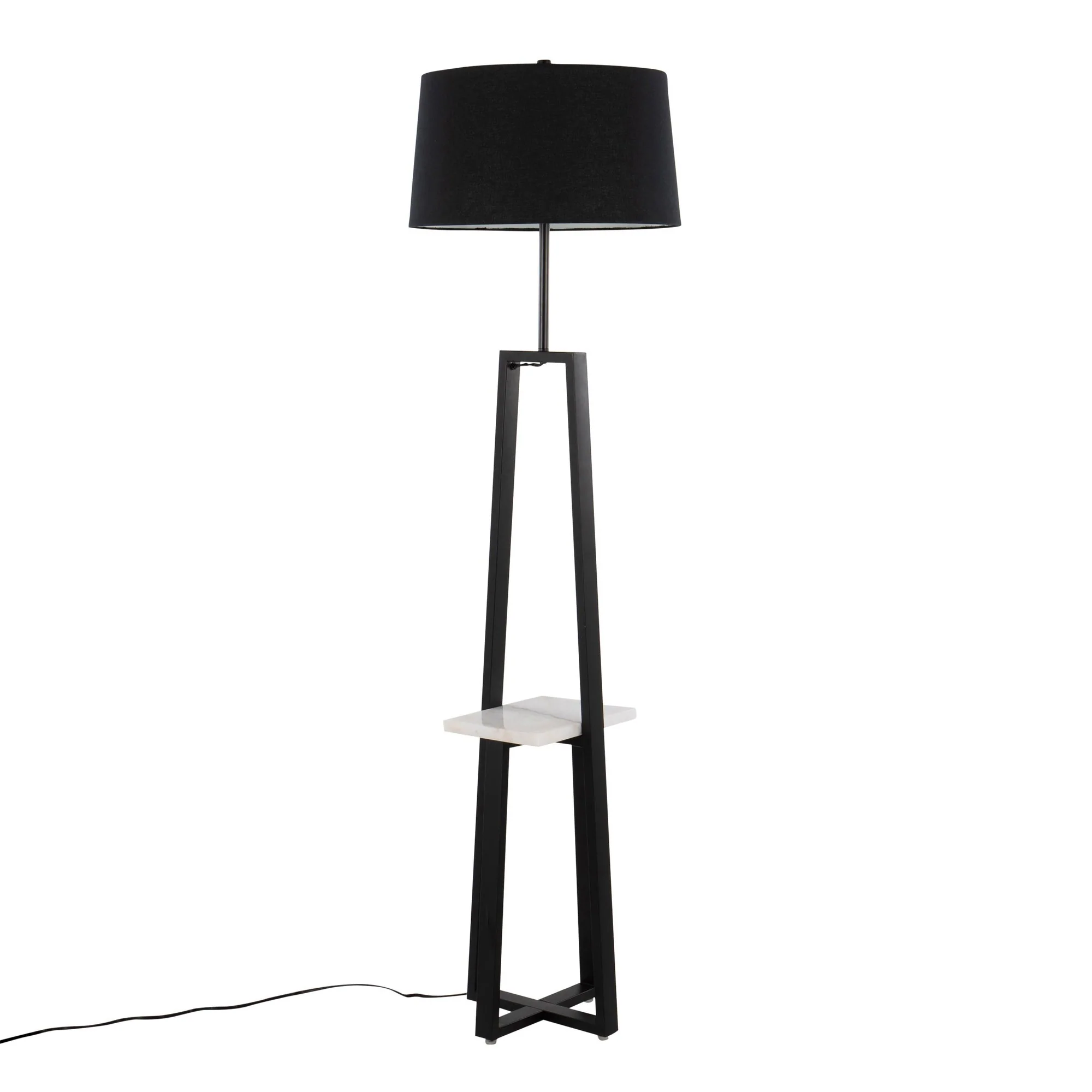 Cosmo Shelf Floor Lamp White By LumiSource - Image 15