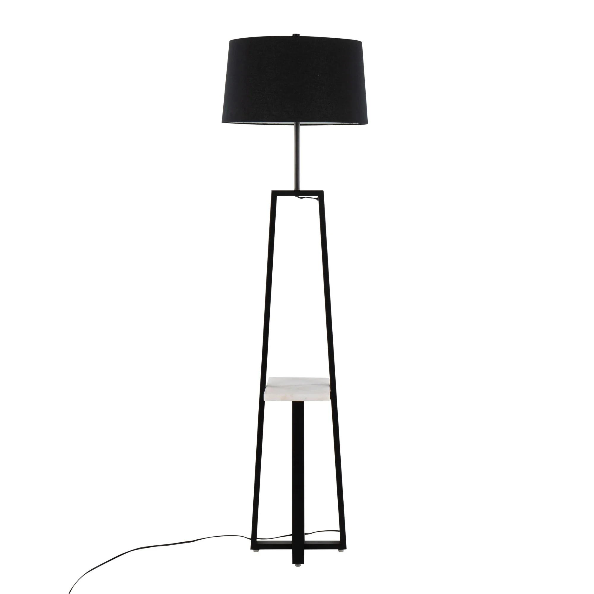 Cosmo Shelf Floor Lamp White By LumiSource - Image 16