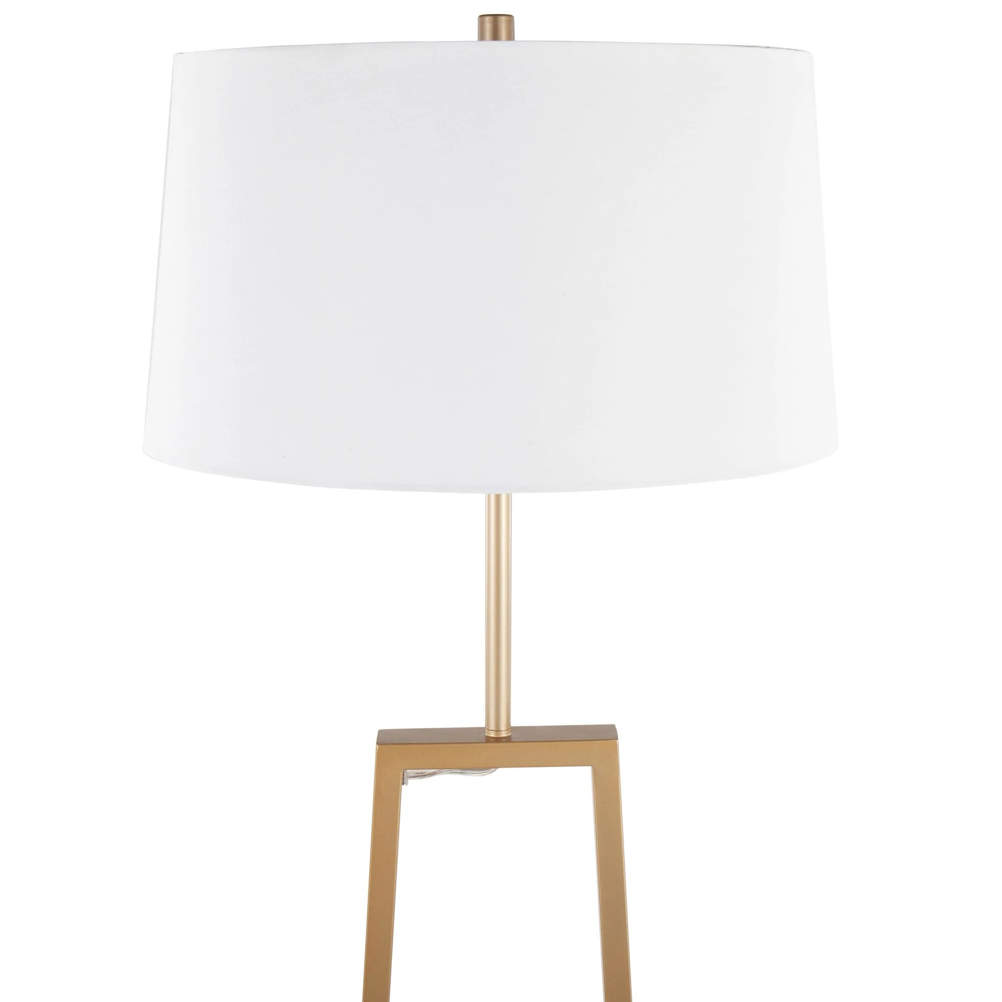 Cosmo Shelf Floor Lamp White By LumiSource - Image 2