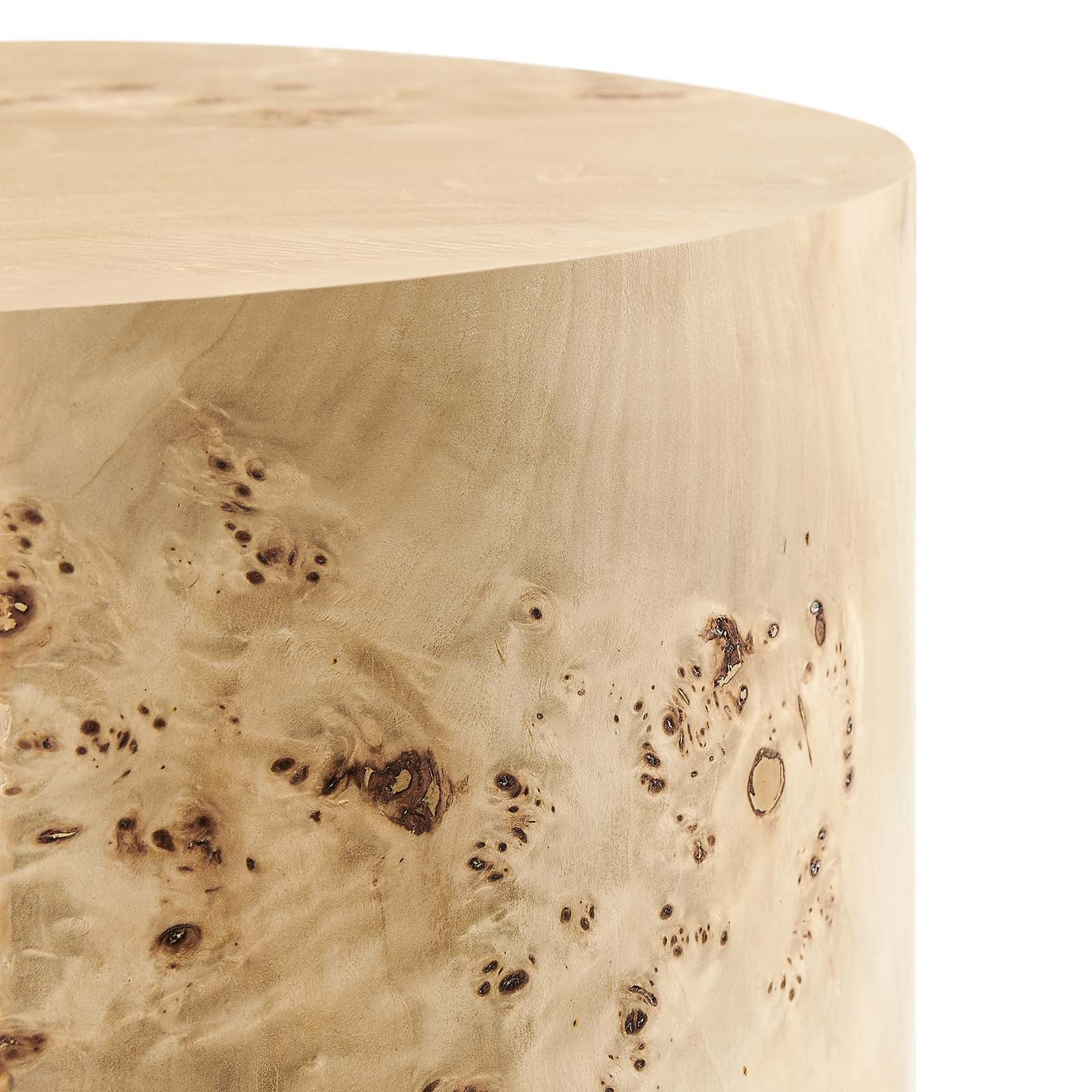 Cosmos 16" Round Burl Wood Side Table By Modway - EEI-6271 - Image 13