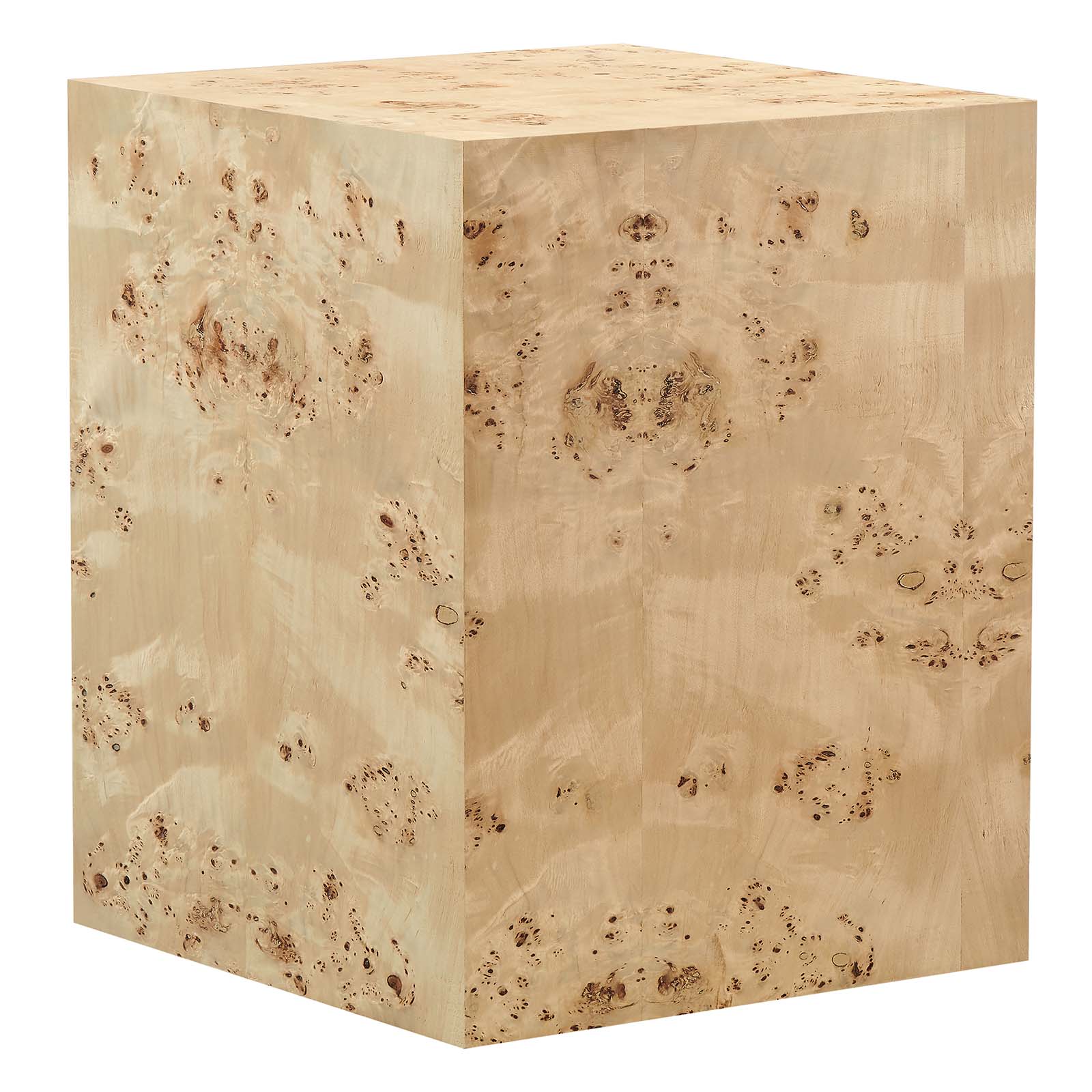 Cosmos 16" Square Burl Wood Side Table By Modway - EEI-6273 - Image 10