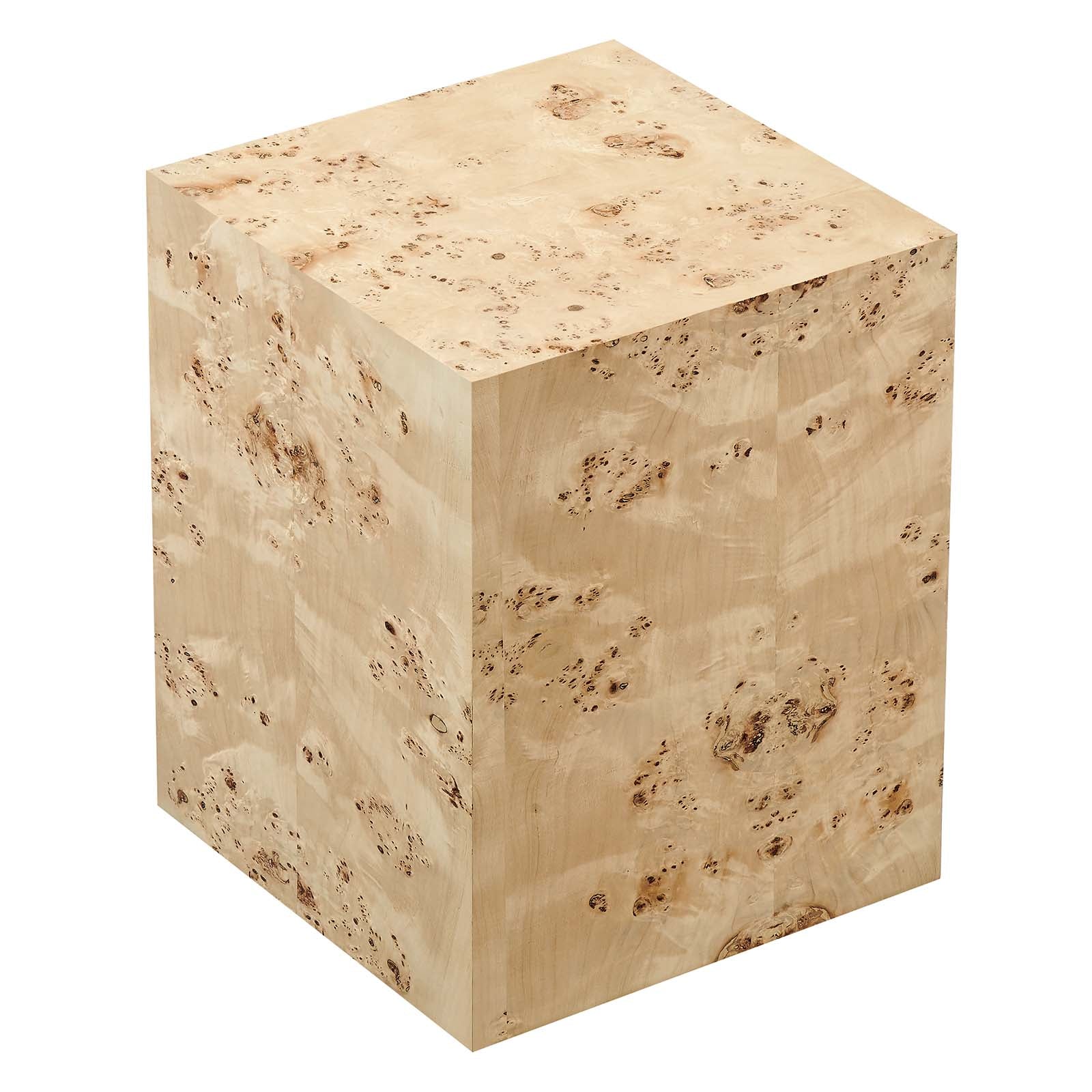 Cosmos 16" Square Burl Wood Side Table By Modway - EEI-6273 - Image 11