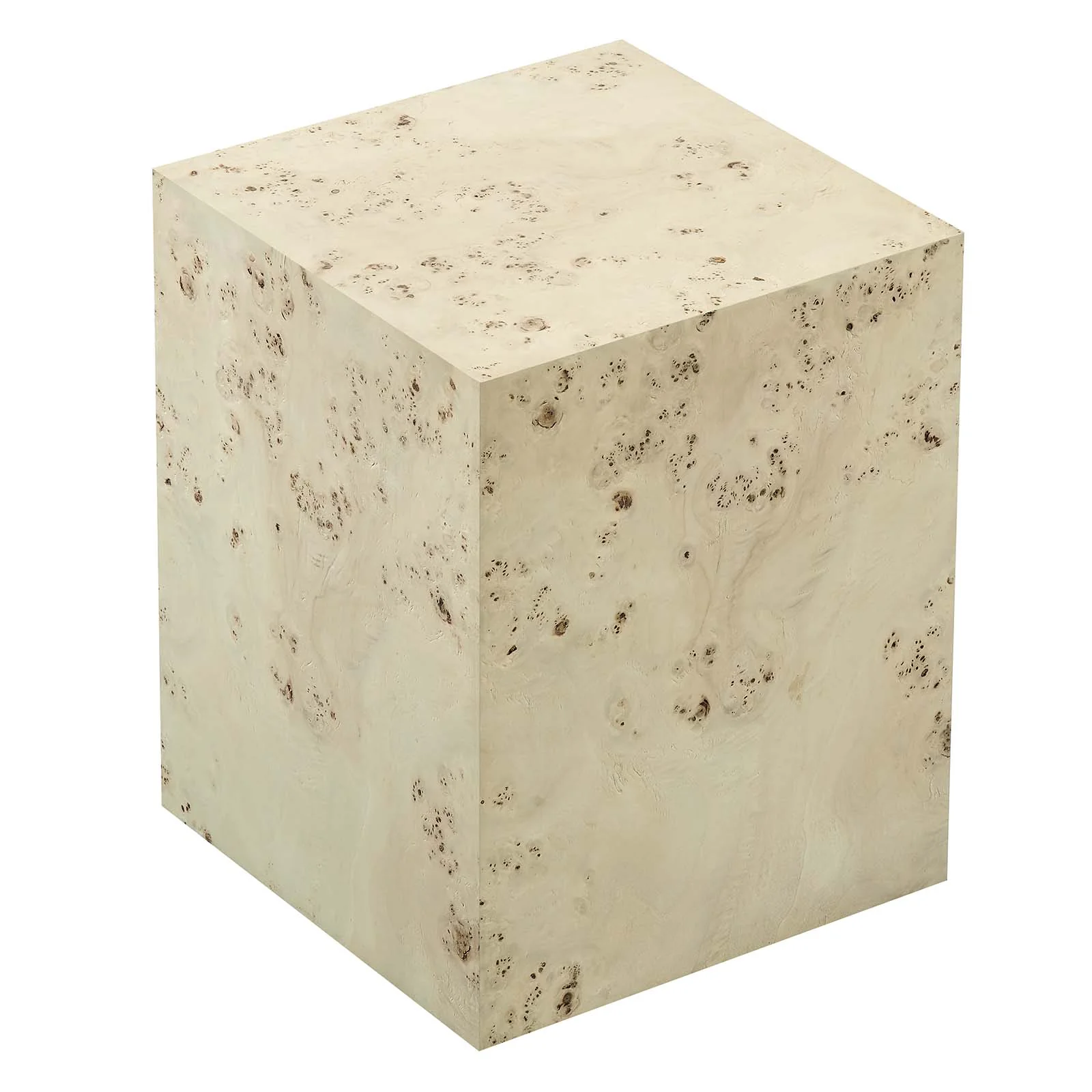 Cosmos 16" Square Burl Wood Side Table By Modway - EEI-6273 - Image 3