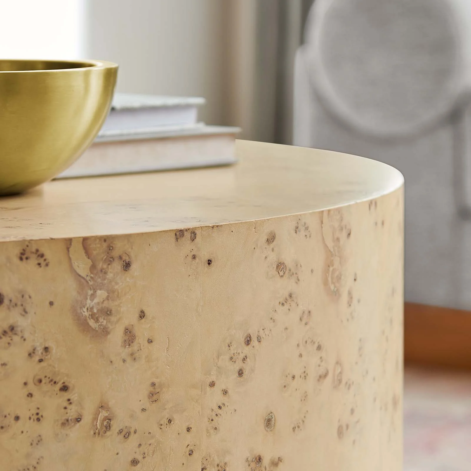 Cosmos 35" Round Burl Wood Coffee Table By Modway - EEI-6274 - Image 9