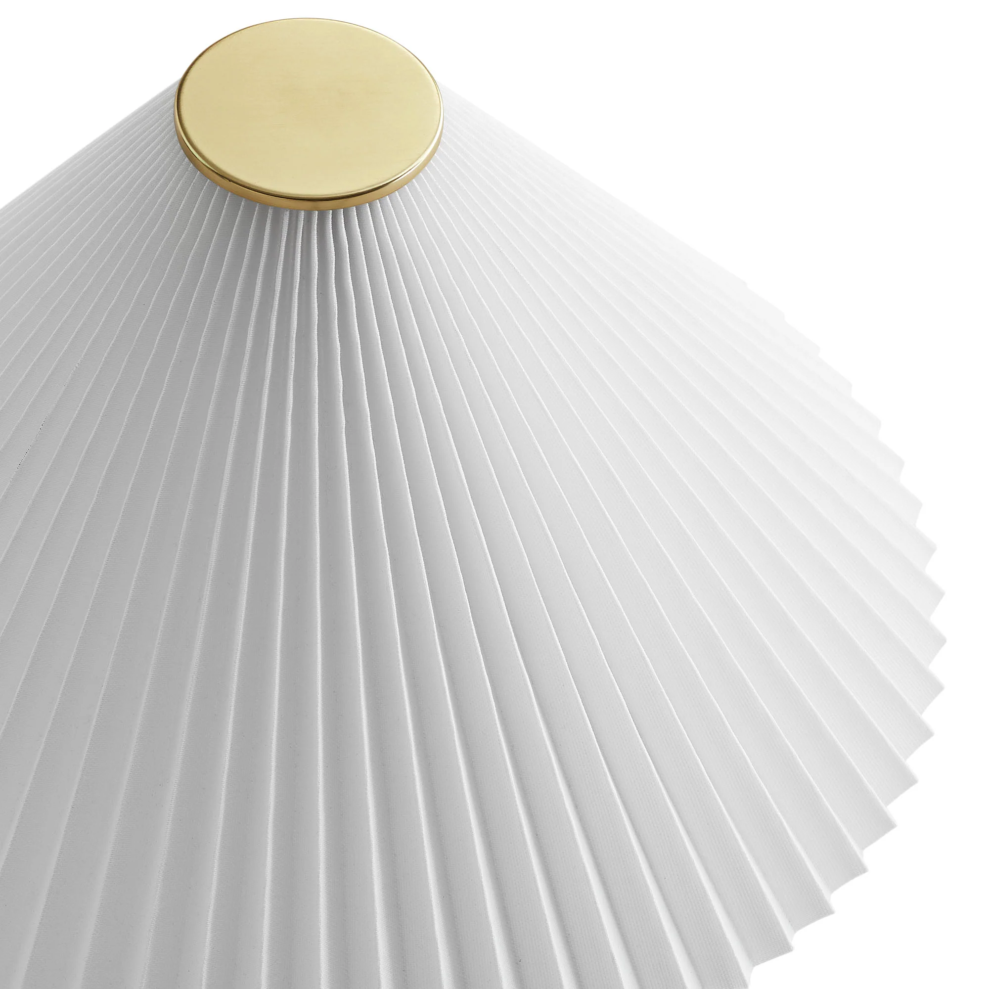 Cove Travertine Table Lamp With Pleated Shade by Modway - Image 6